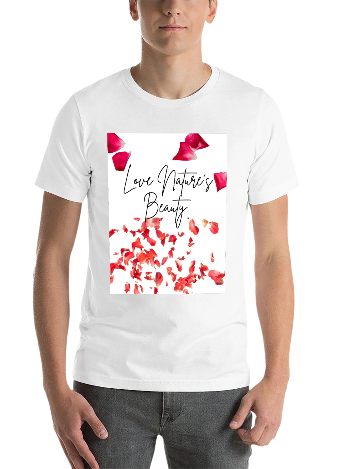 Black Nature's Beauty Graphic Tee - Soft Cotton Comfort view 14