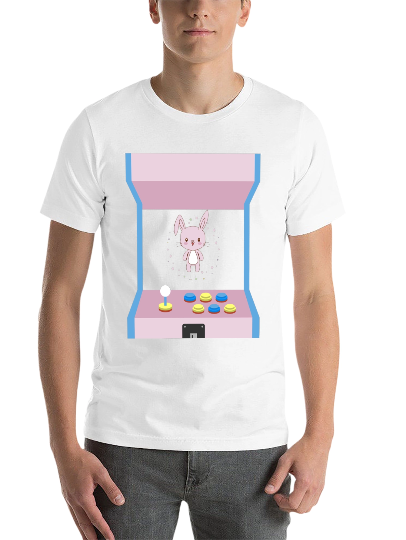 Black Arcade Bunny T-Shirt view 14