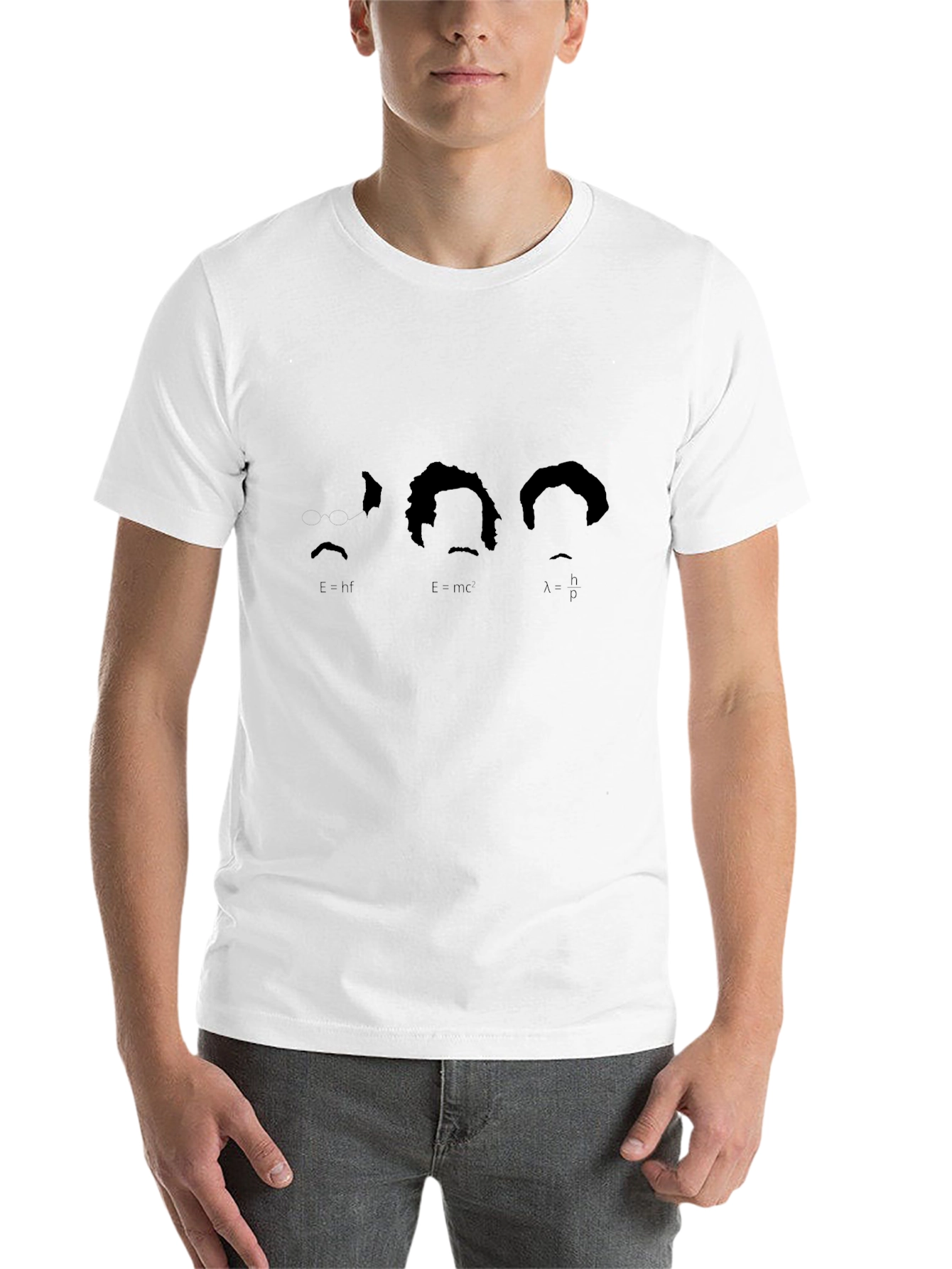 Black Science Icons Tee - Physics Formulas T-Shirt view 14