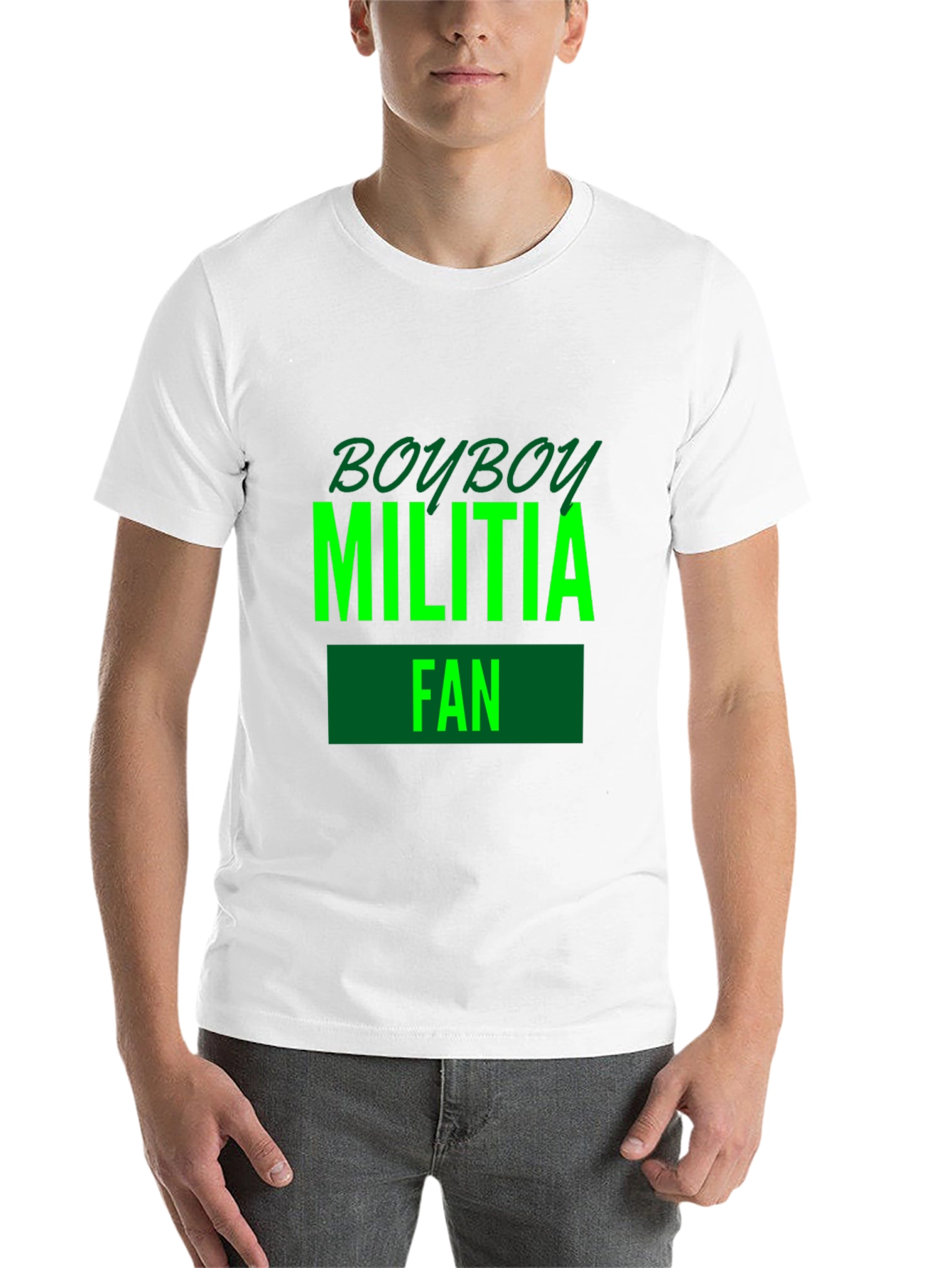 Black Boyboy Militia Fan Black T-Shirt view 14