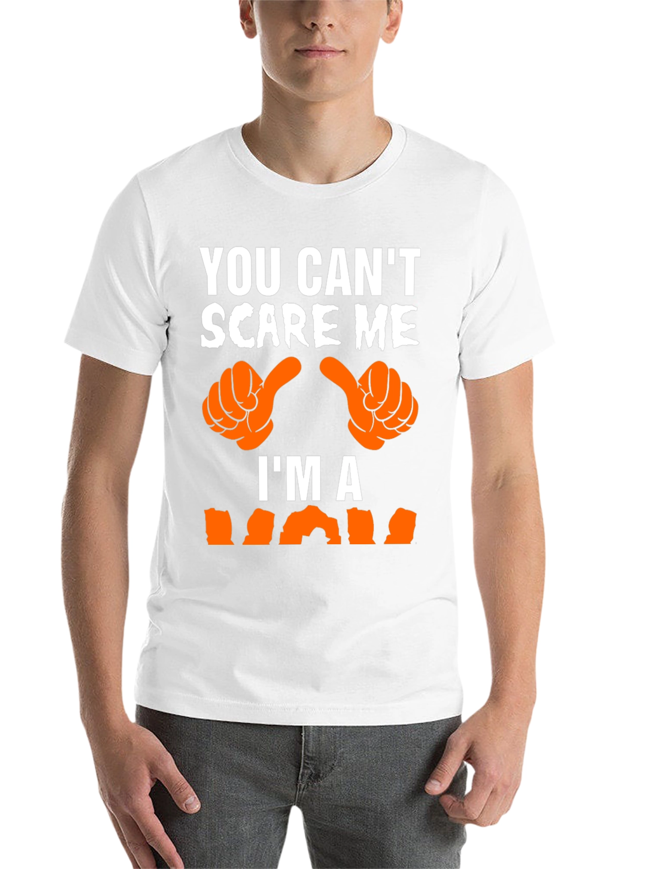 Black Funny Halloween T-Shirt - You Can't Scare Me, I'm A... view 14