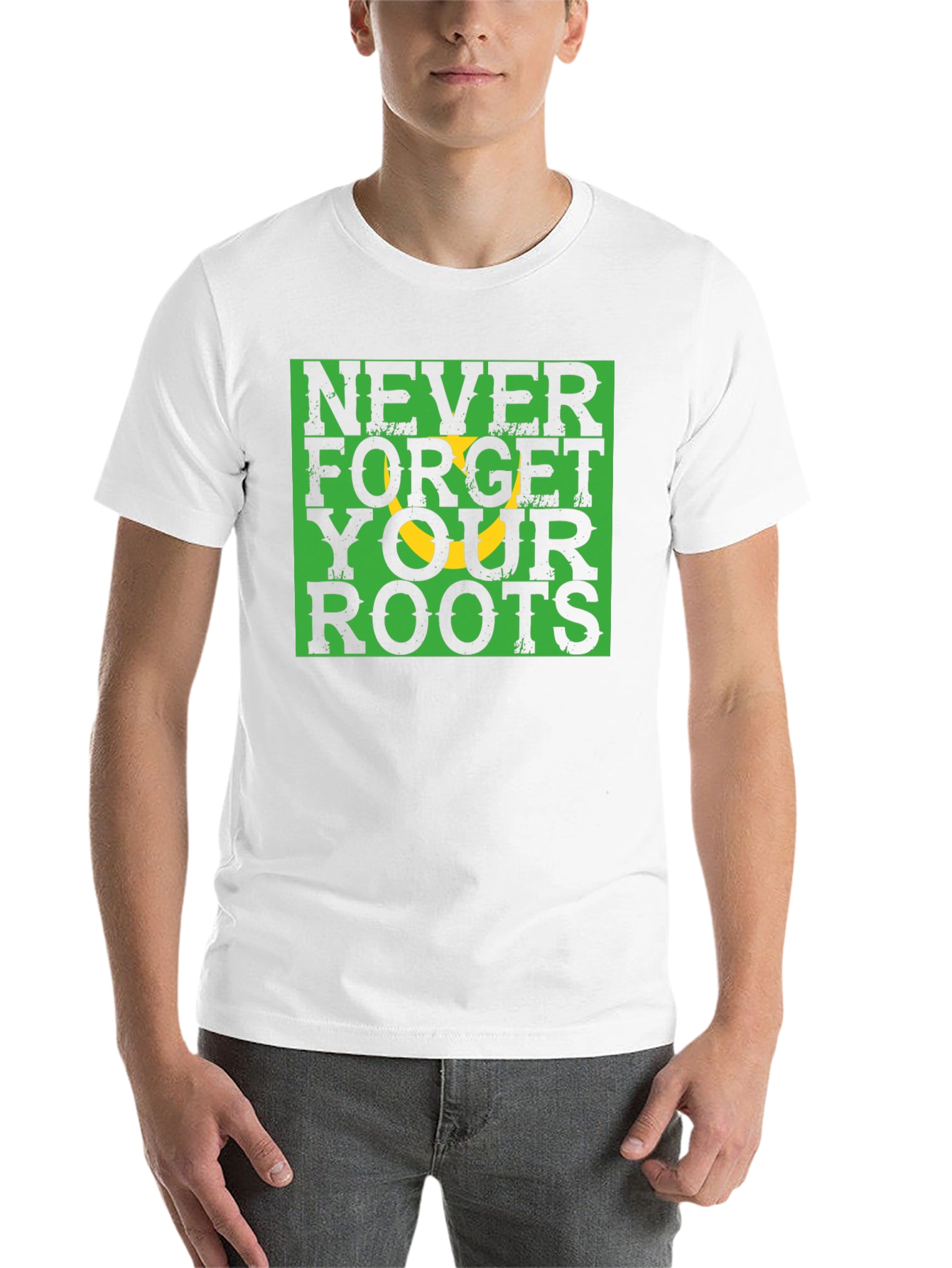 Black Never Forget Roots Graphic Tee view 14