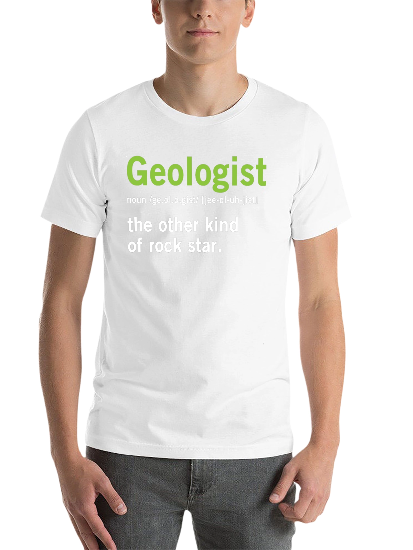 Black Geologist Definition T-Shirt - Funny Rock Star Tee view 14