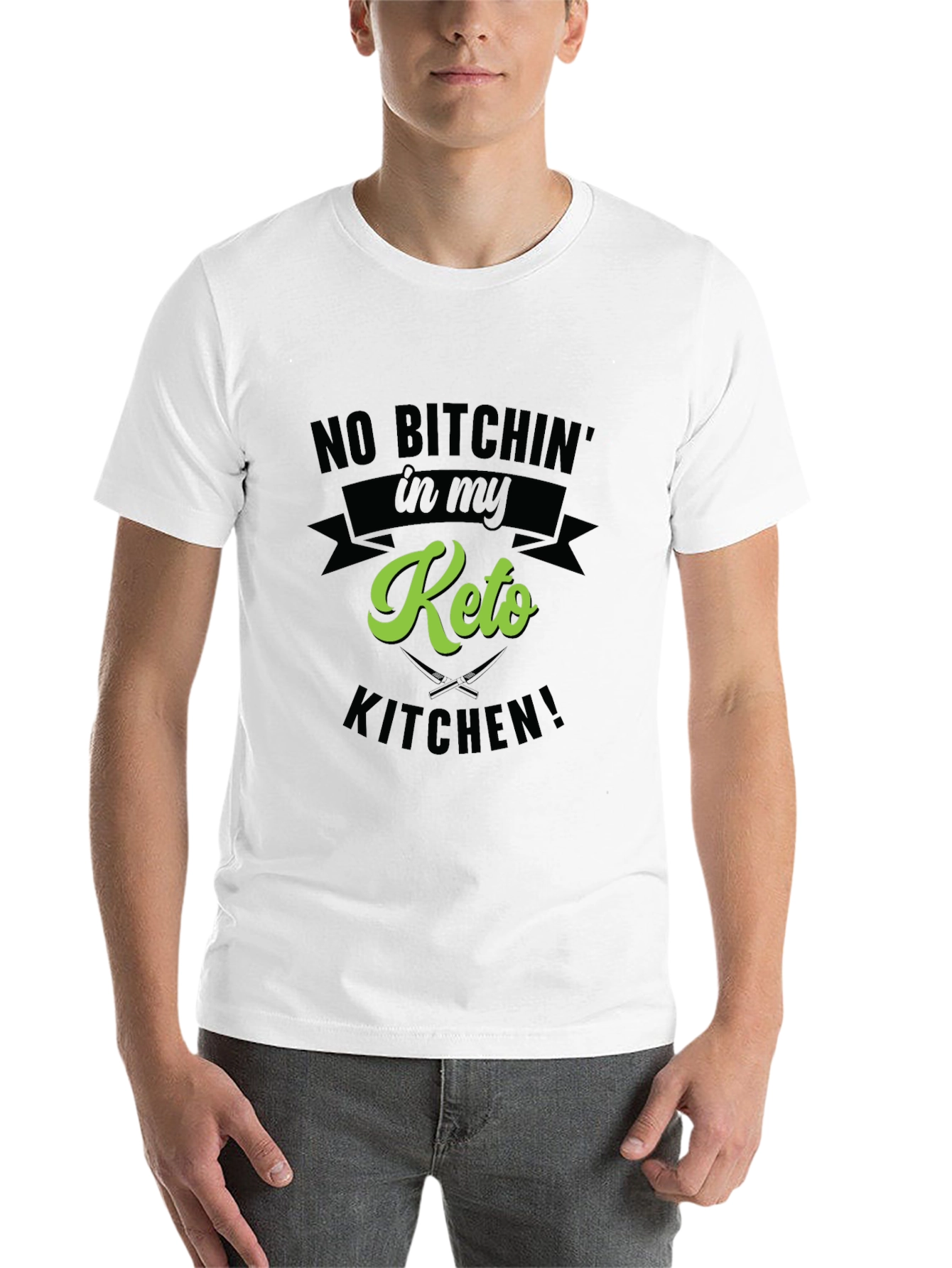 Black Keto Kitchen Graphic T-Shirt view 14