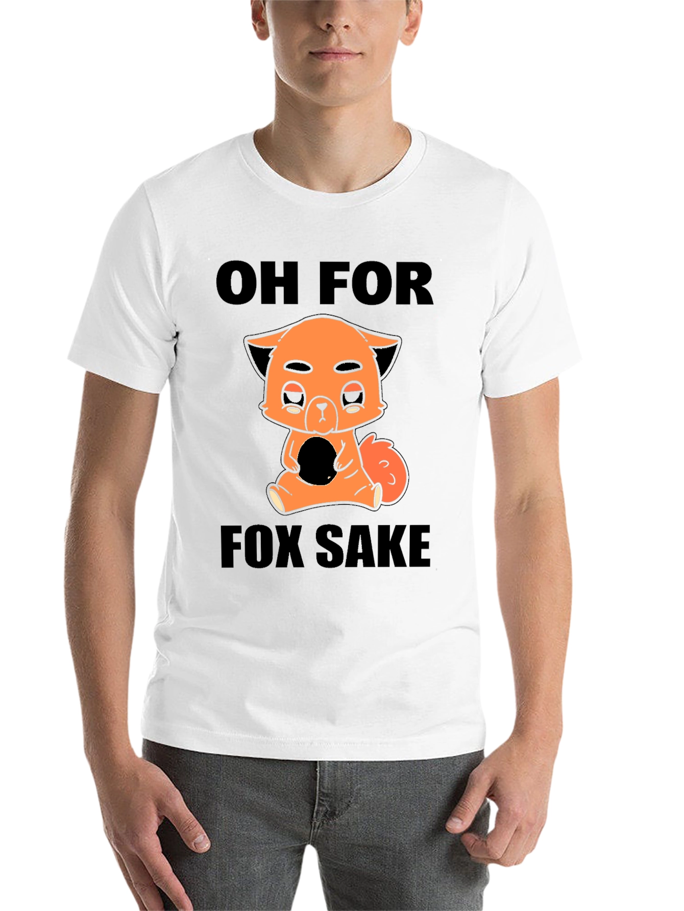 Black Oh For Fox Sake T-Shirt view 14