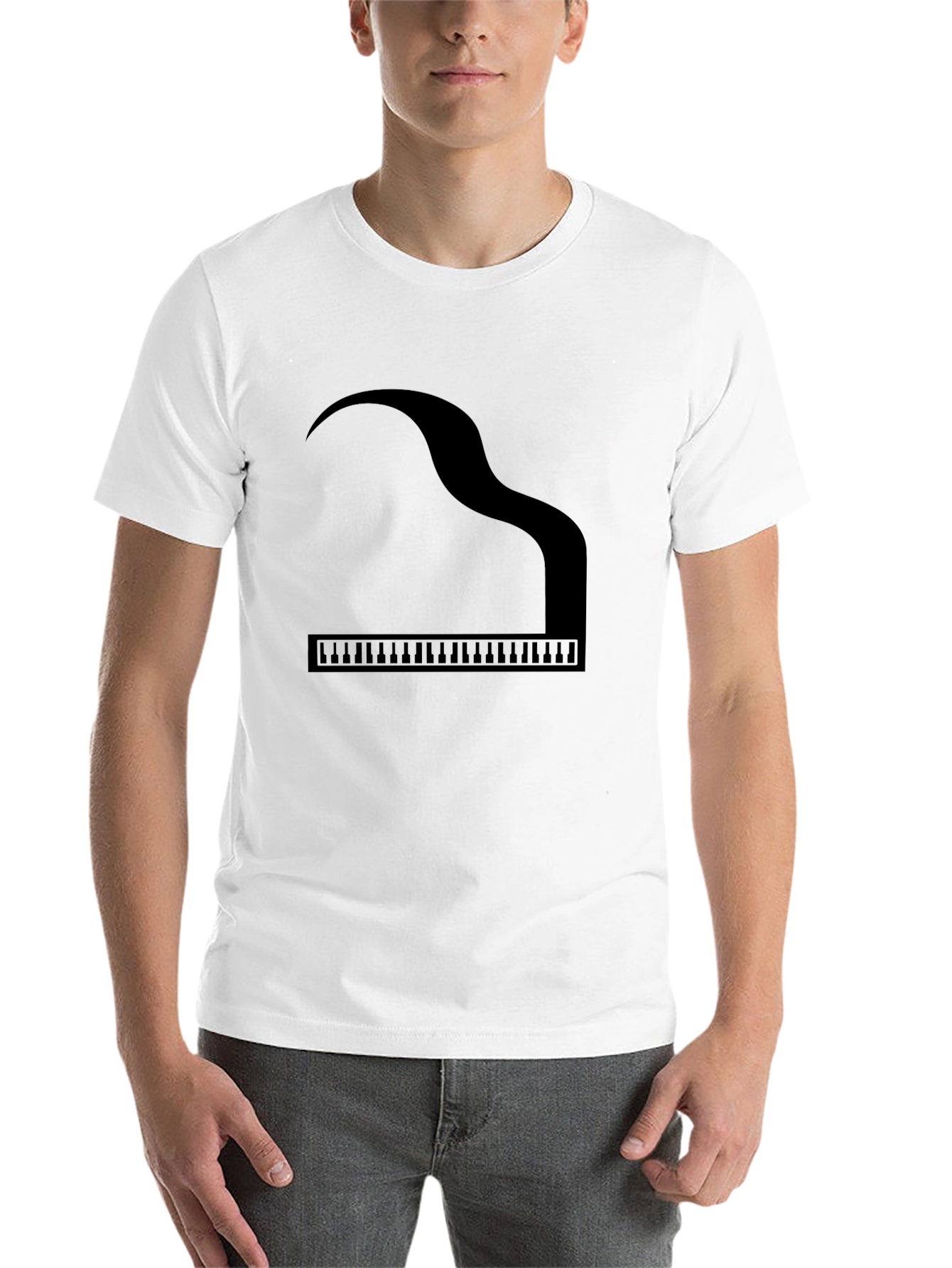 Black Piano Graphic Tee - Classic Black view 14