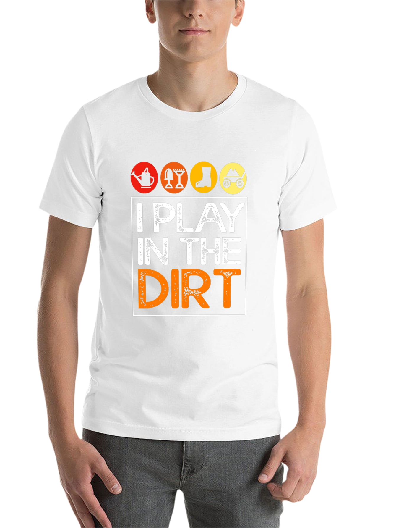 Black I Play in the Dirt Gardening Graphic Tee view 14