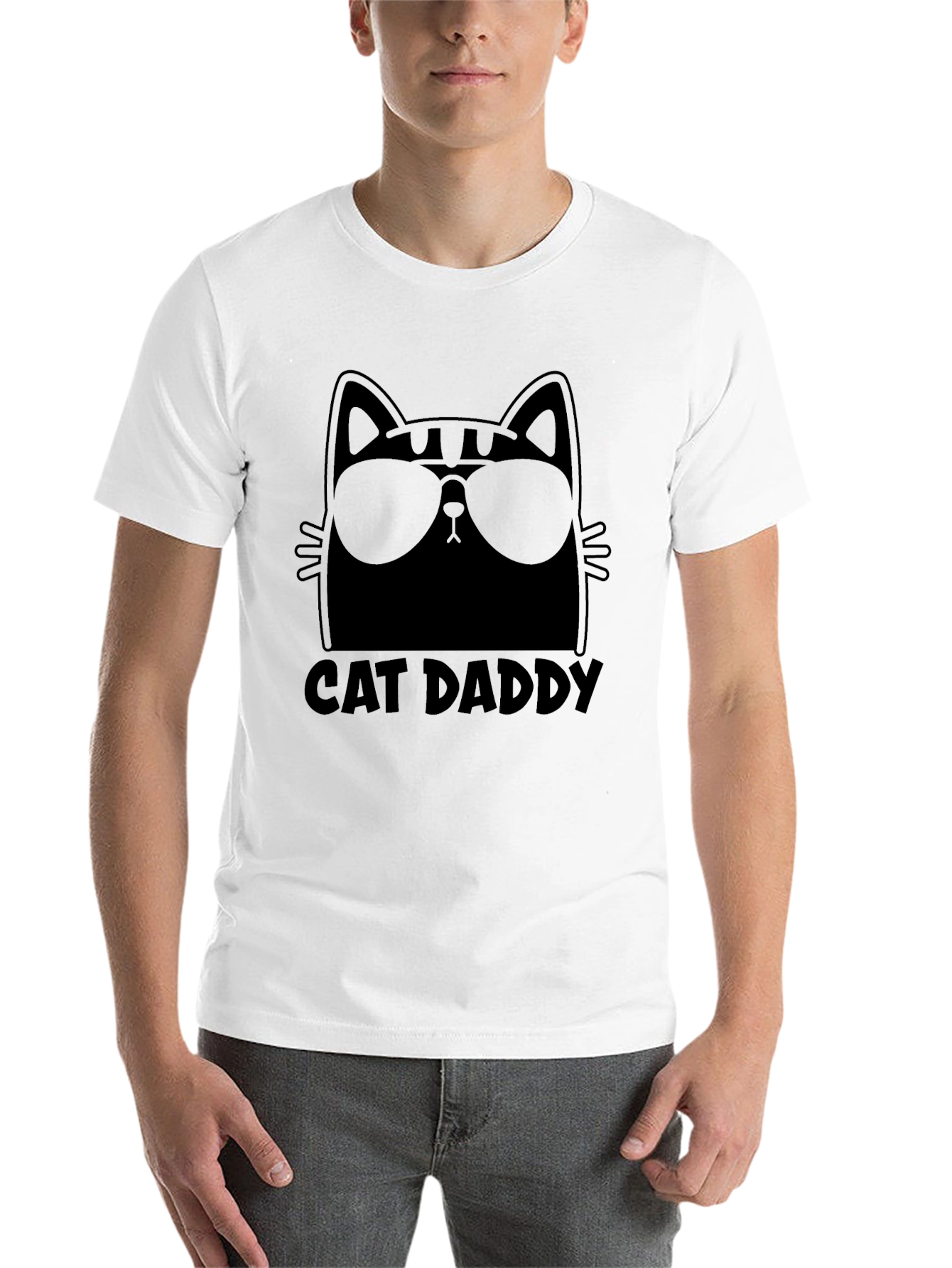Black Cool Cat Daddy Graphic Tee view 14