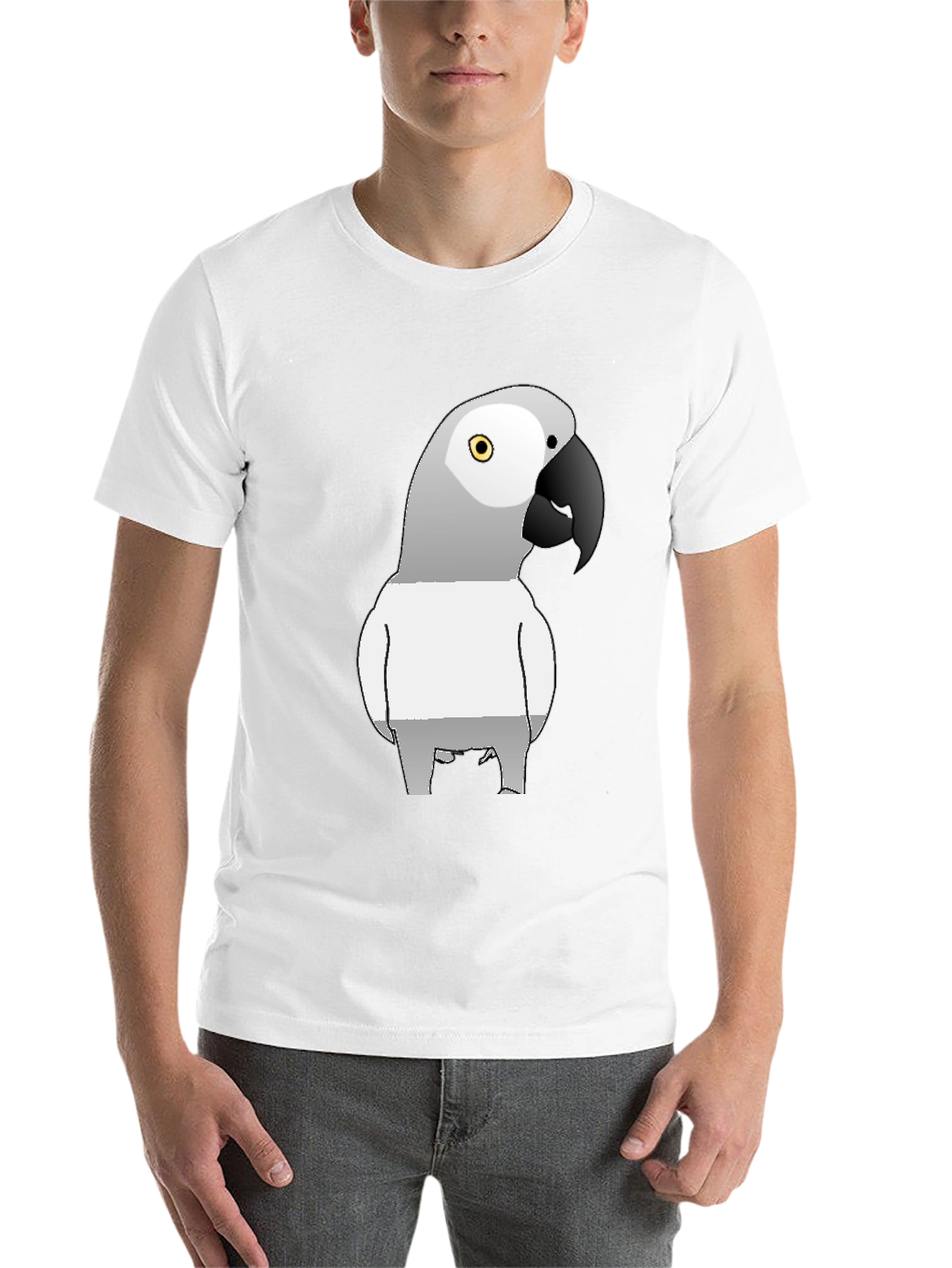 Black Parrot Graphic T-Shirt - Stylish Bird Lover Tee view 14