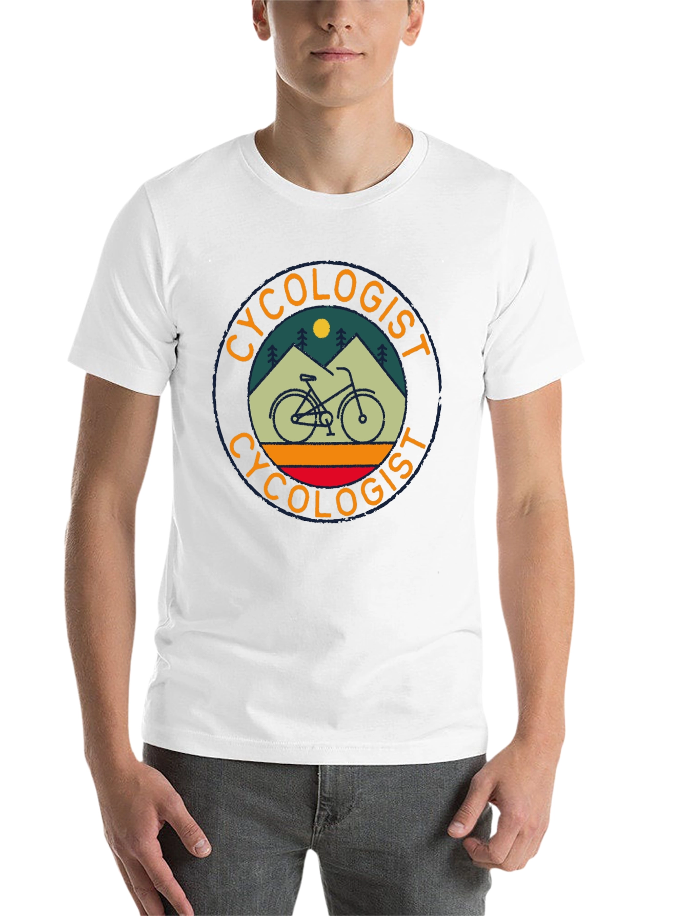Black Cycologist T-Shirt - Bike Lover Tee view 14