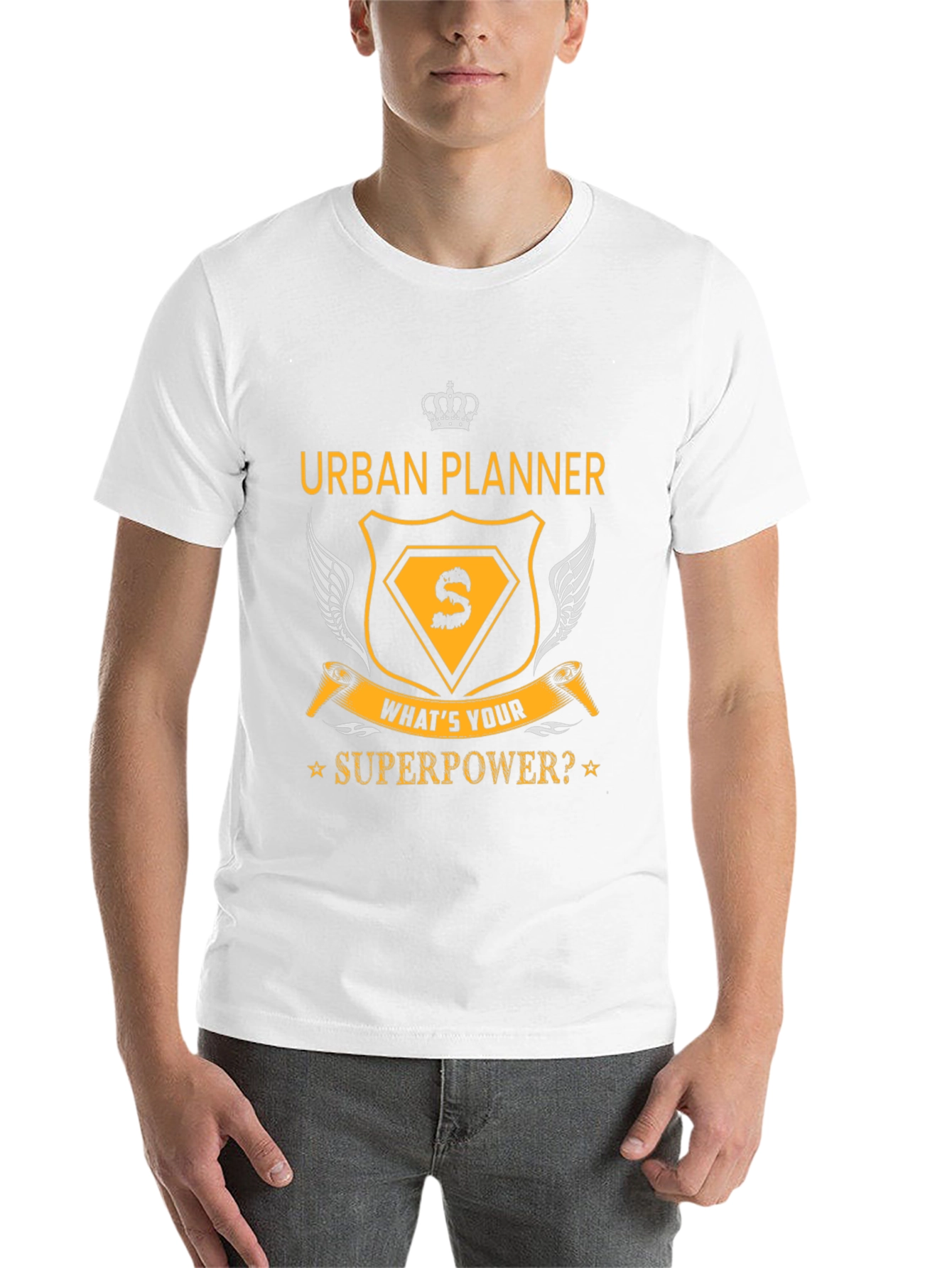 Black Urban Planner Superpower T-Shirt view 14