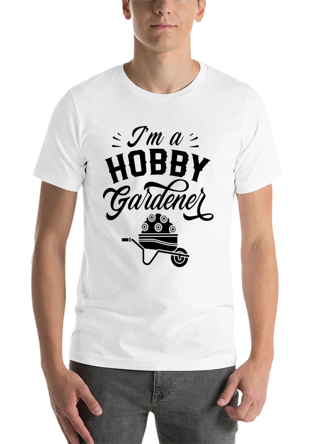 Black Hobby Gardener T-Shirt - Gardening Gift view 14
