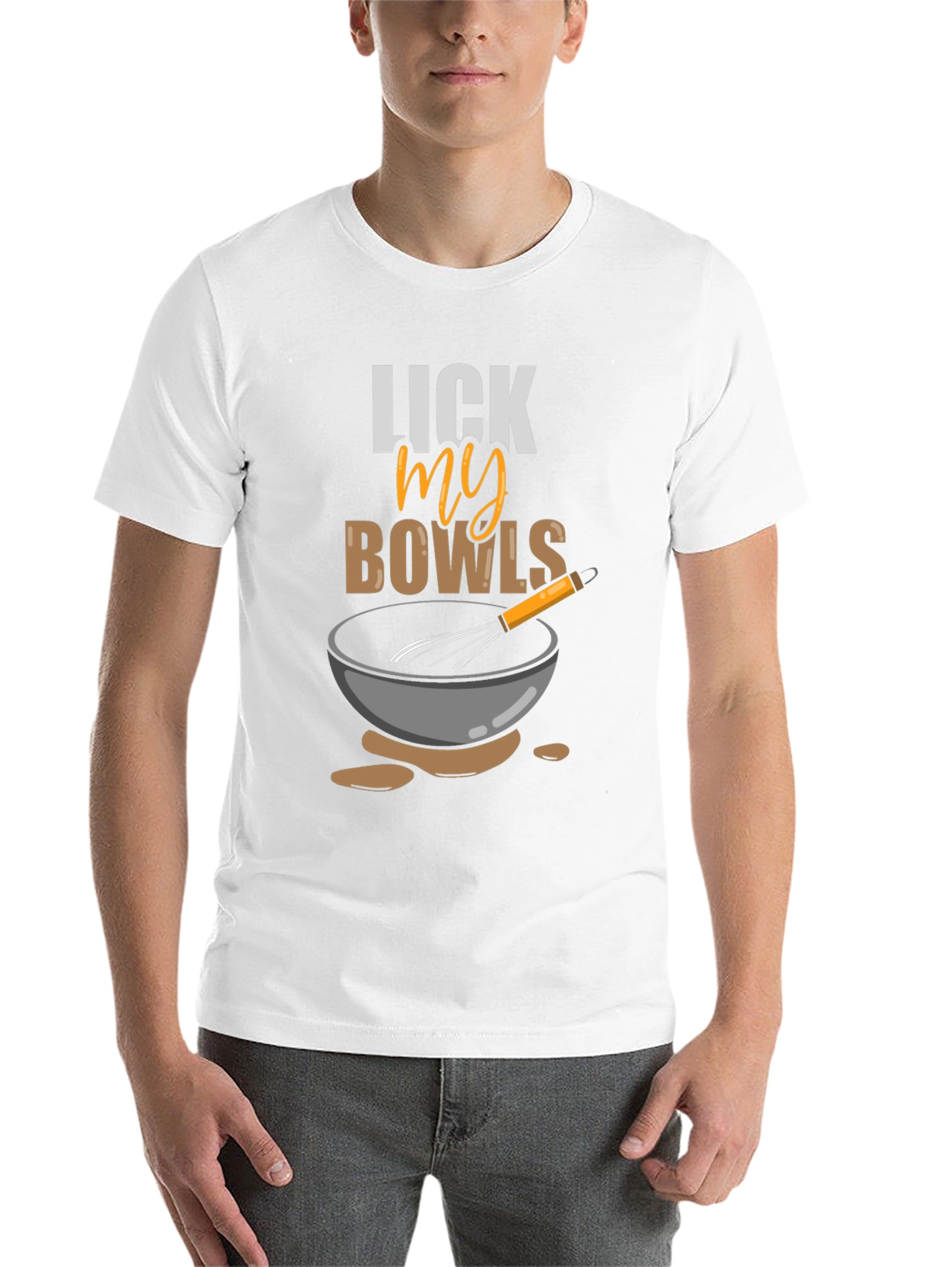 Black Lick My Bowls Graphic T-Shirt view 14
