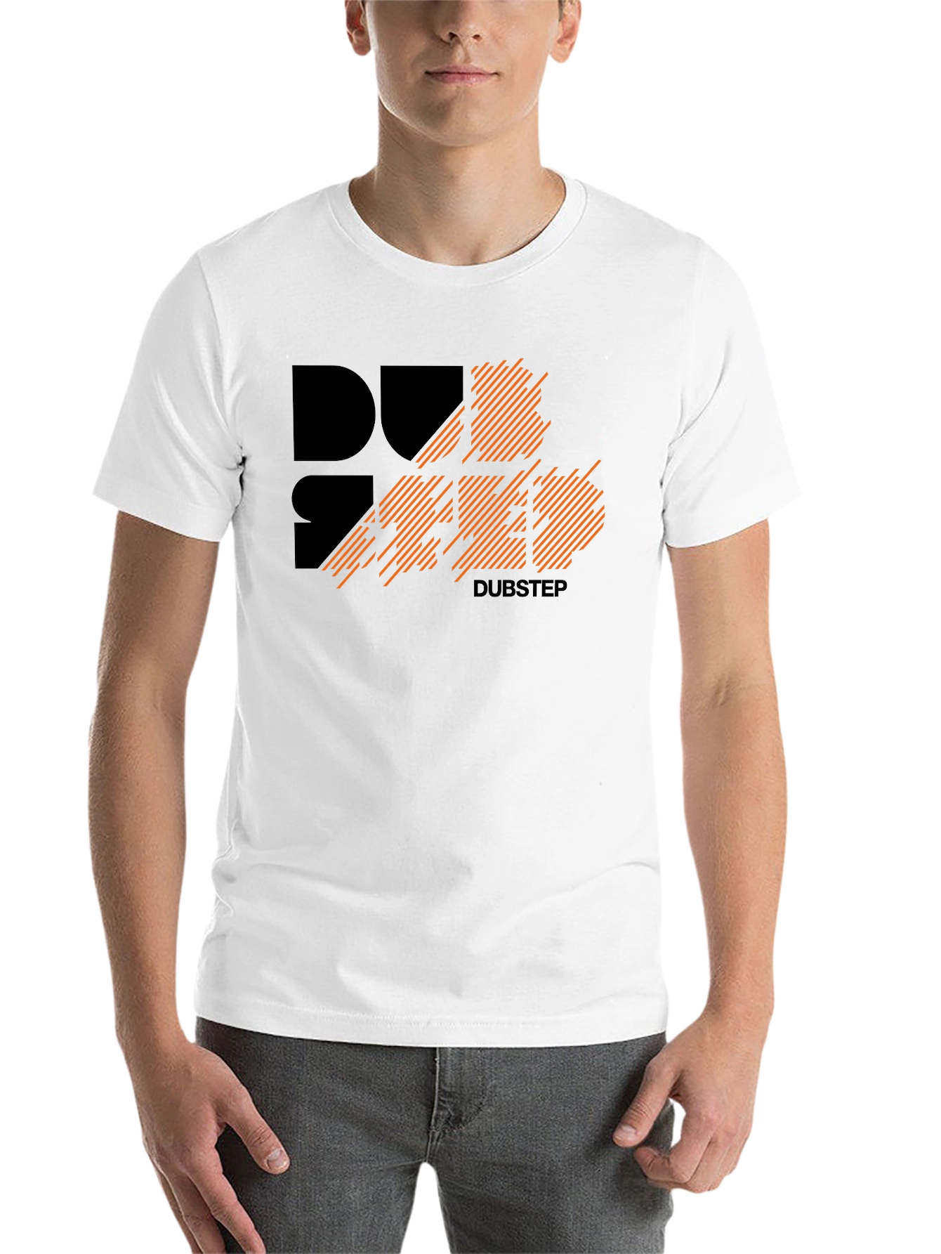 Black Dubstep Graphic T-Shirt - Modern DJ Music Tee view 14