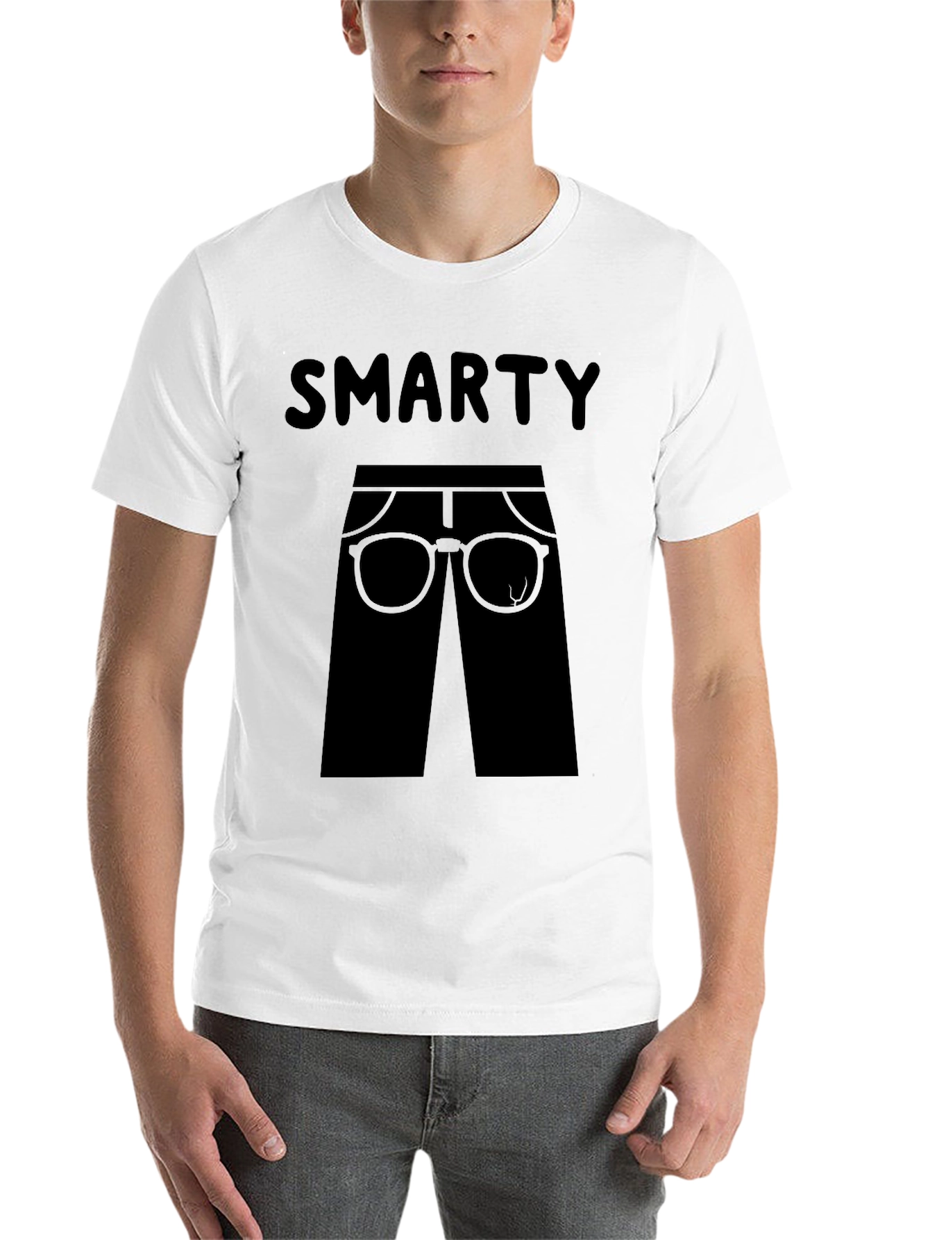 Black Smarty Pants Graphic T-Shirt - Black view 14