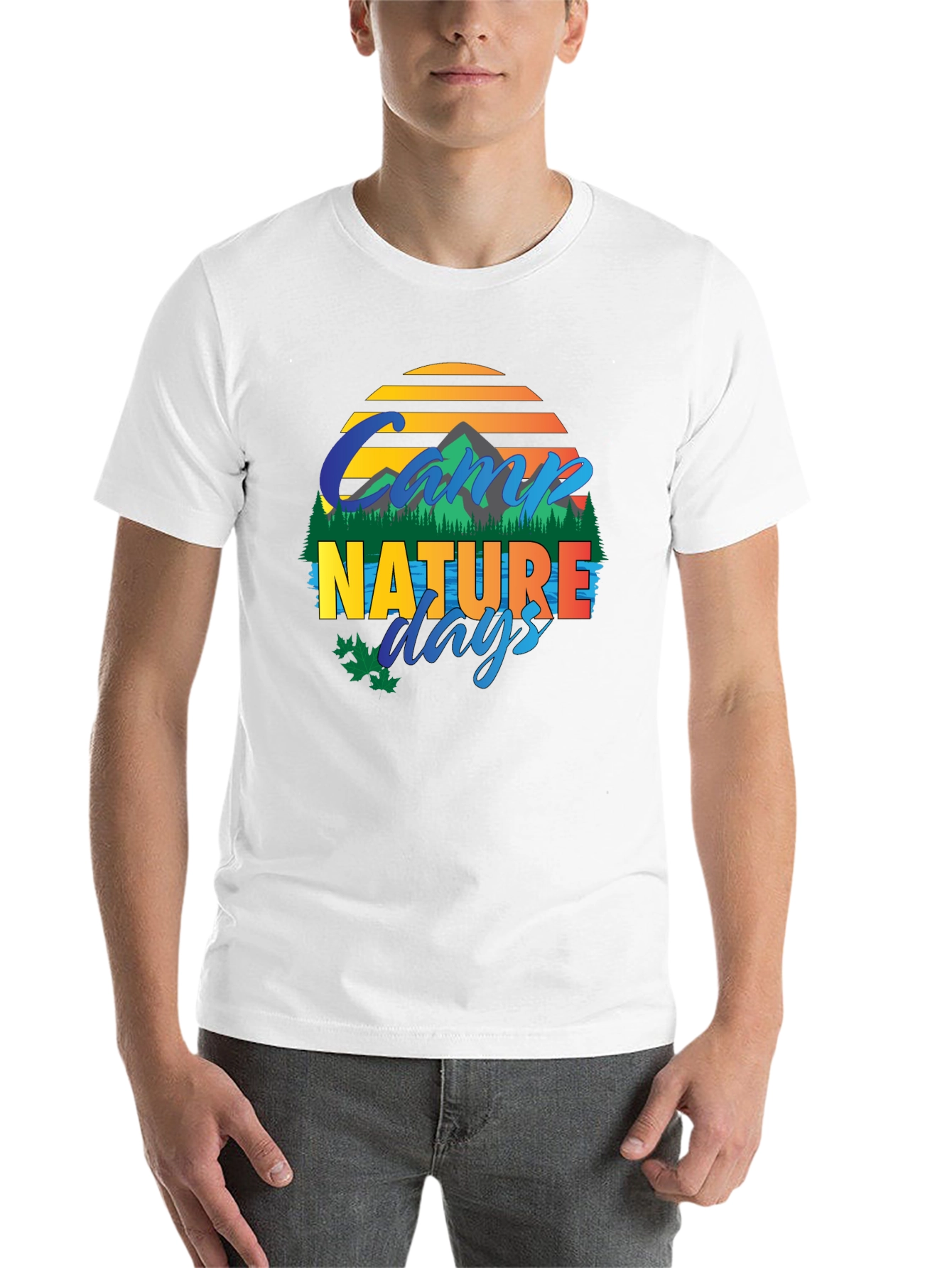 Black Camp Nature Days Graphic T-Shirt view 14