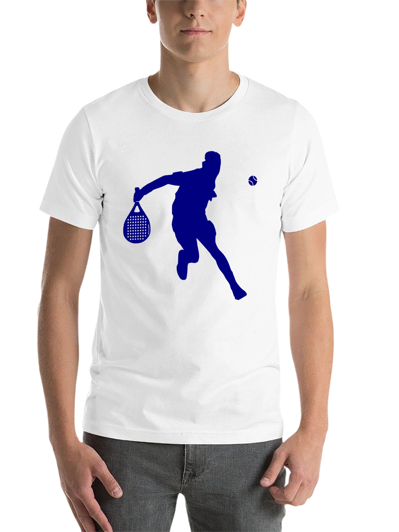 Black Pickleball Player Graphic Tee - Black view 14