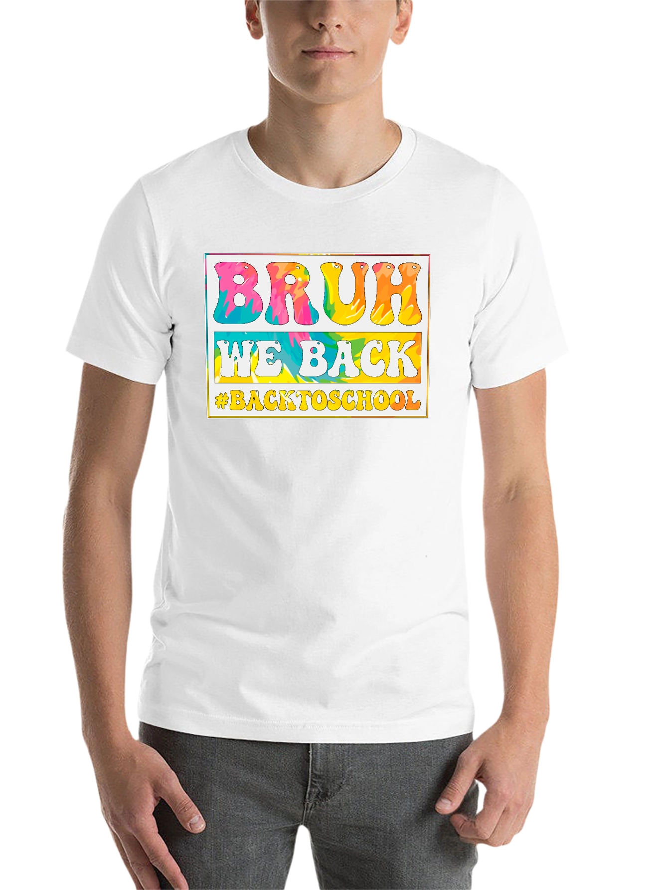 Black Bruh We Back to School T-Shirt view 14