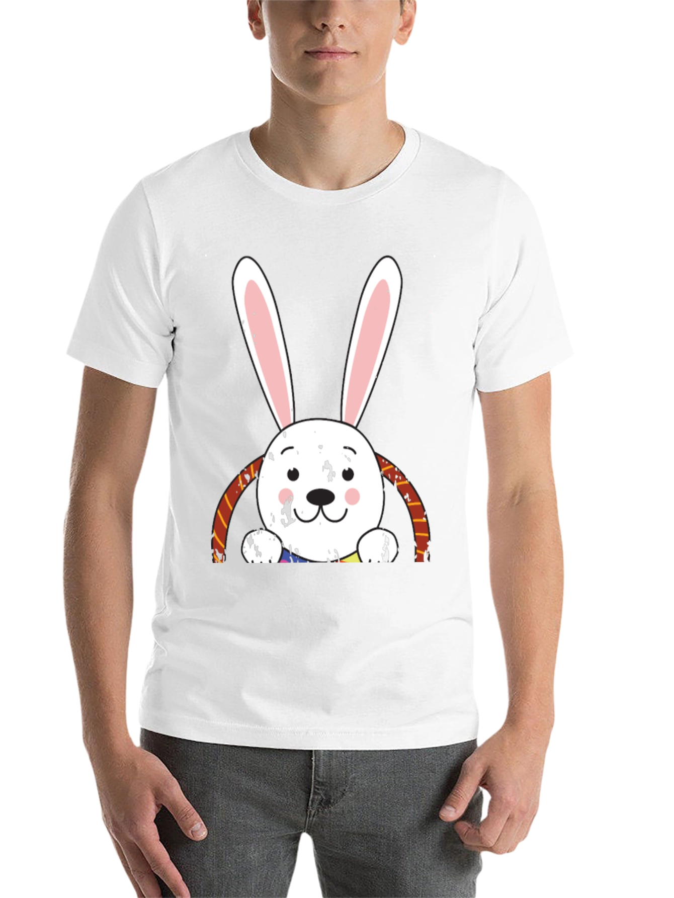 Bunny Graphic Tee - Quirky, Comfortable, Style - 14