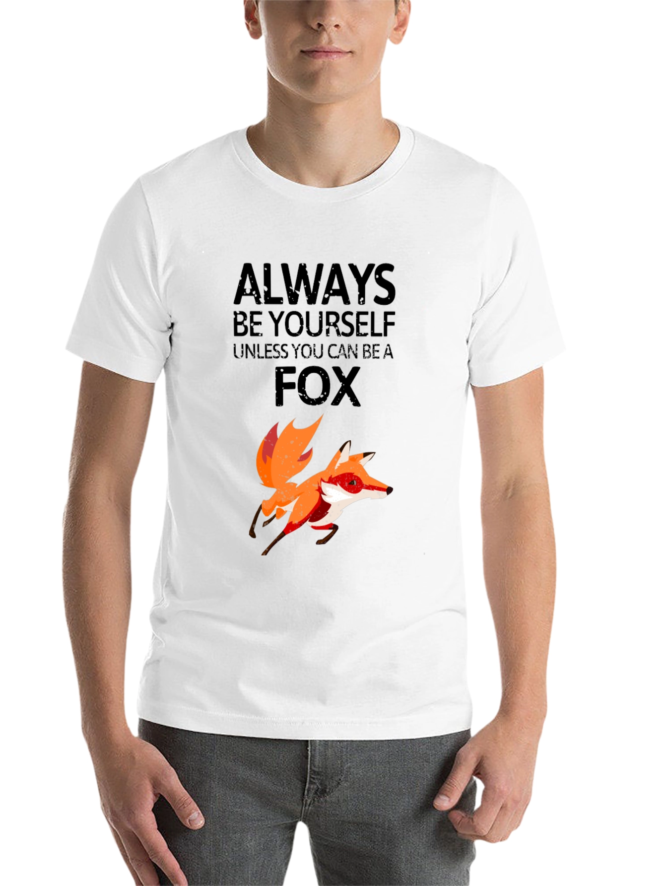 Black Always Be Yourself Unless You Can Be a Fox T-Shirt view 14