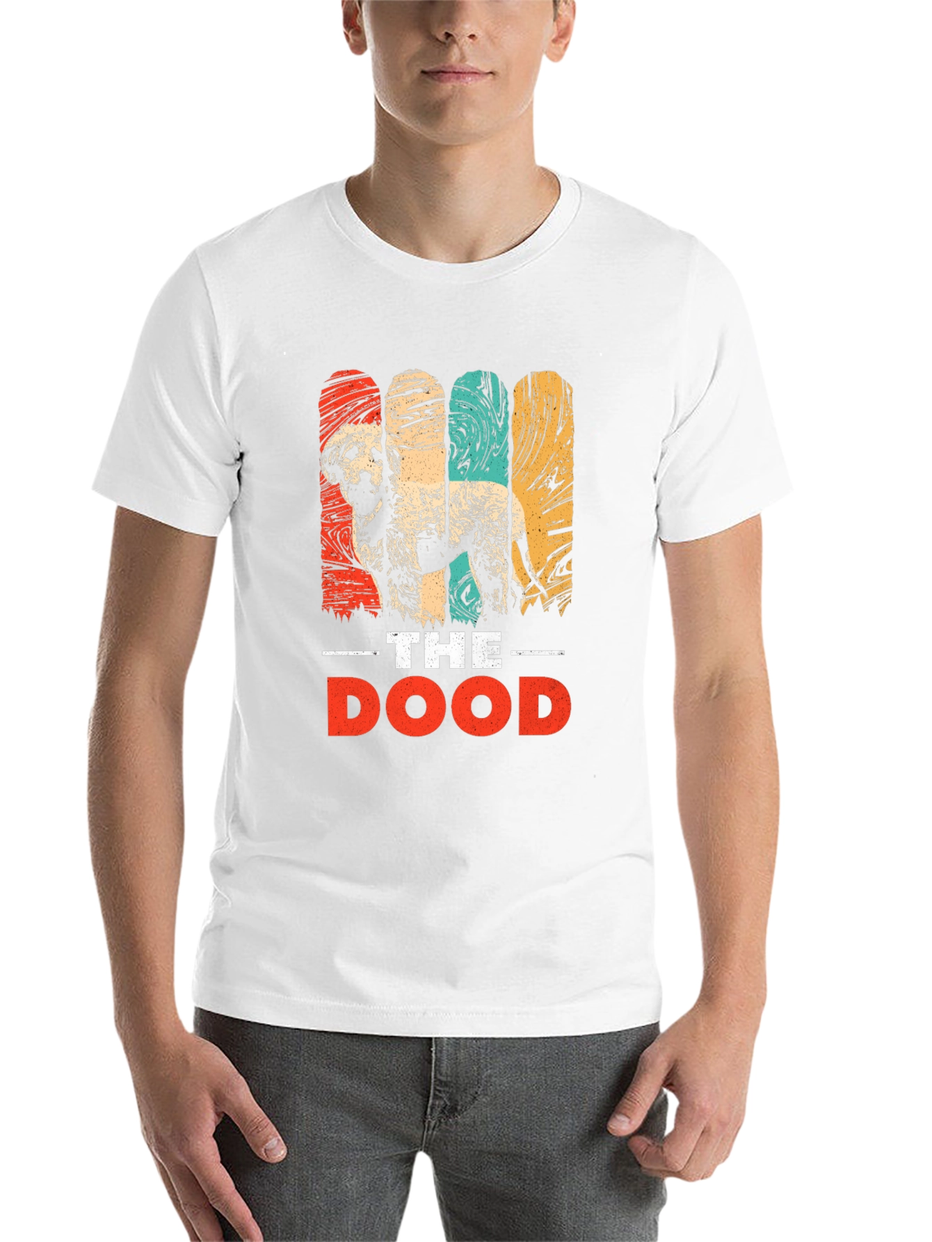Black The Dood Dog T-Shirt - Retro Style view 14