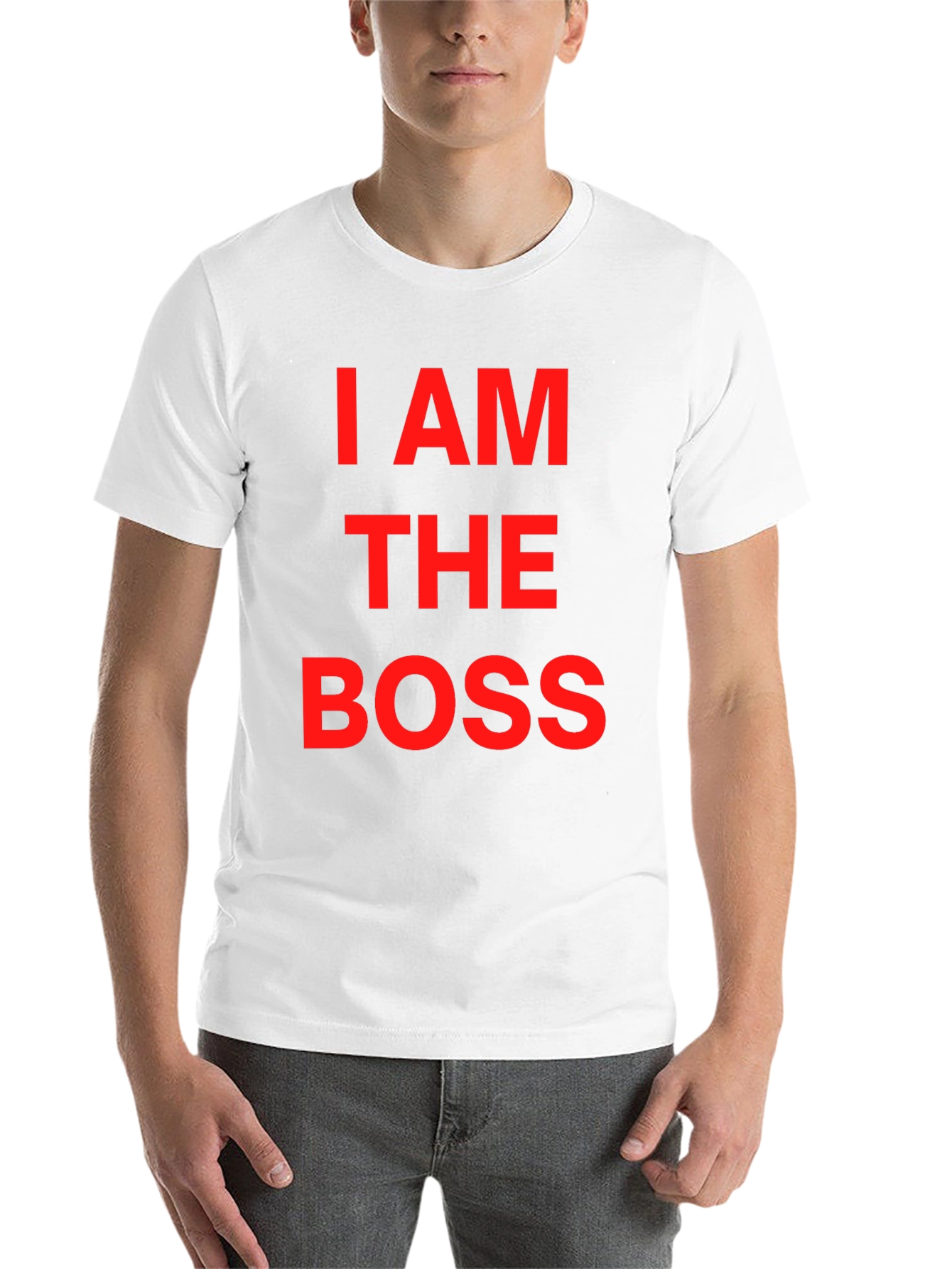 Black I AM THE BOSS Graphic T-Shirt view 14