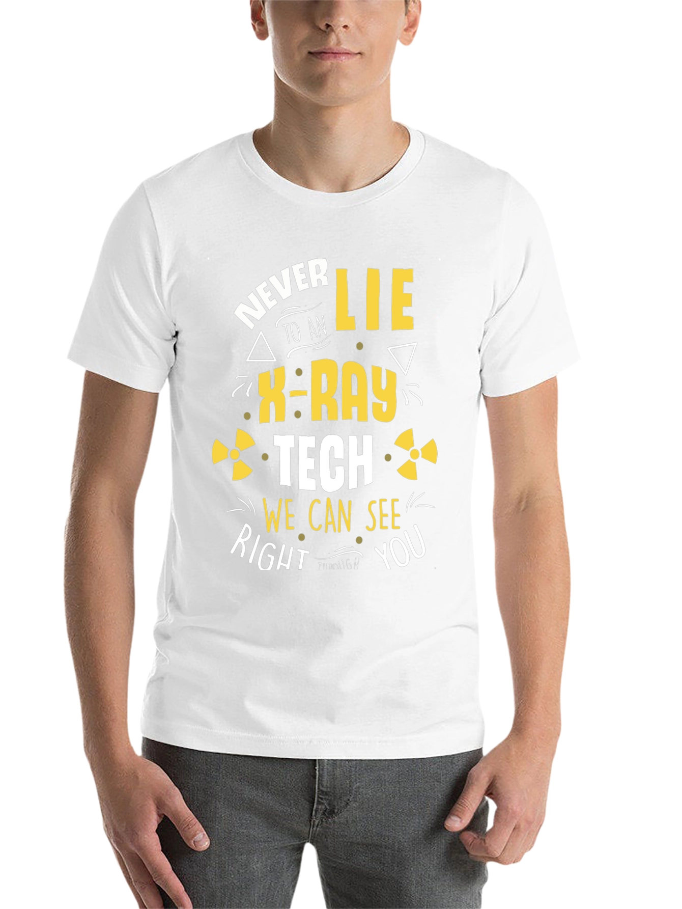 Black Never Lie to an X-Ray Tech T-Shirt - Funny Radiology Tee view 14
