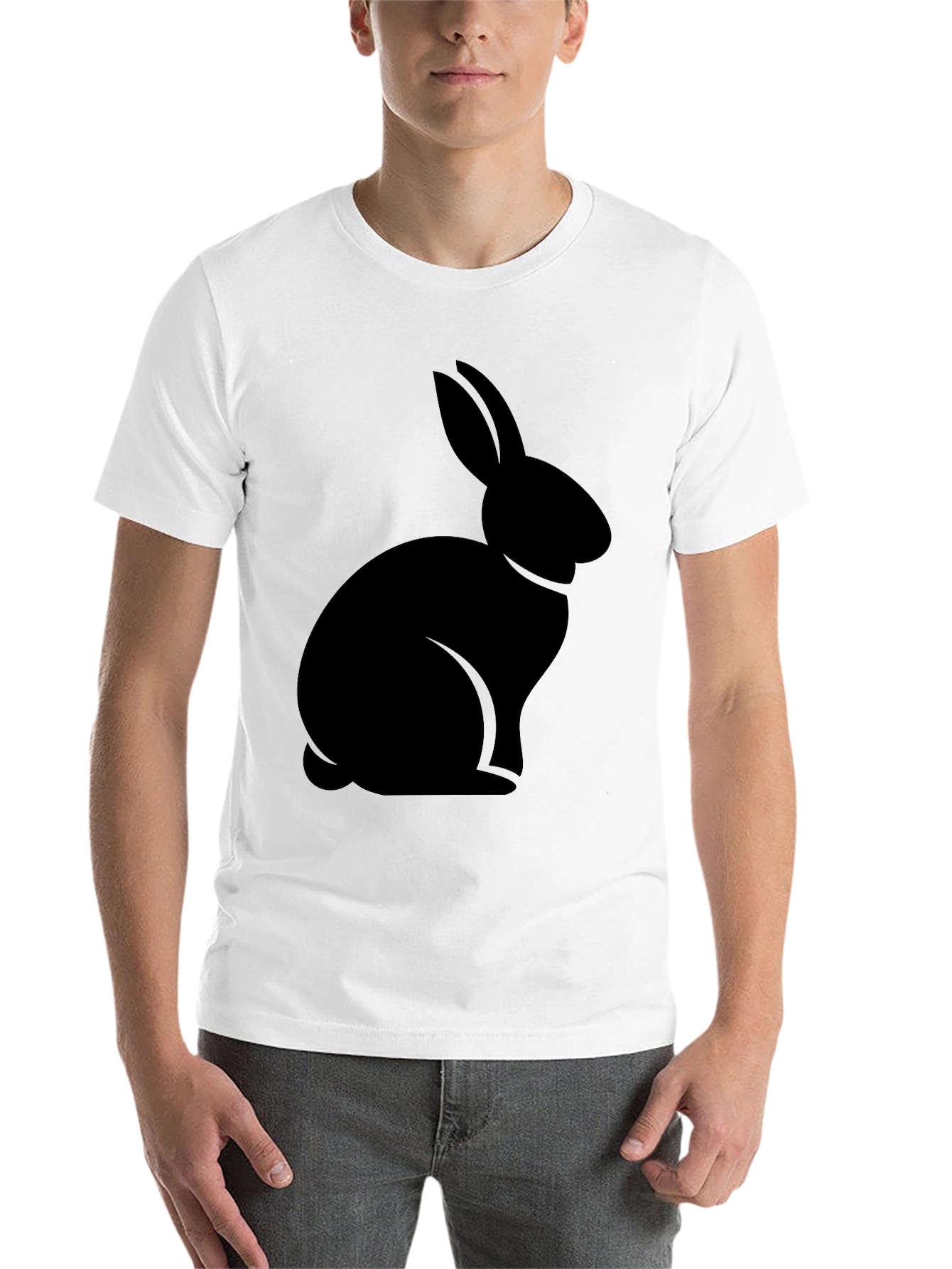 Black Black Rabbit Graphic Tee - Casual Comfort view 14