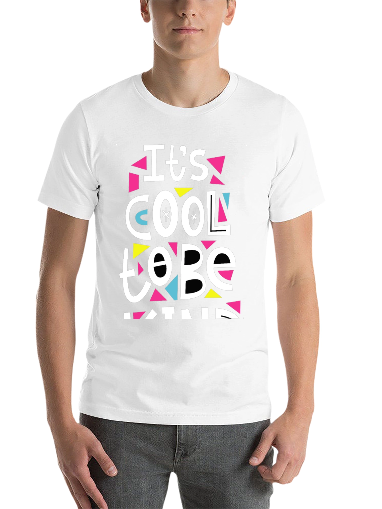 Black It's Cool to Be Kind T-Shirt view 14