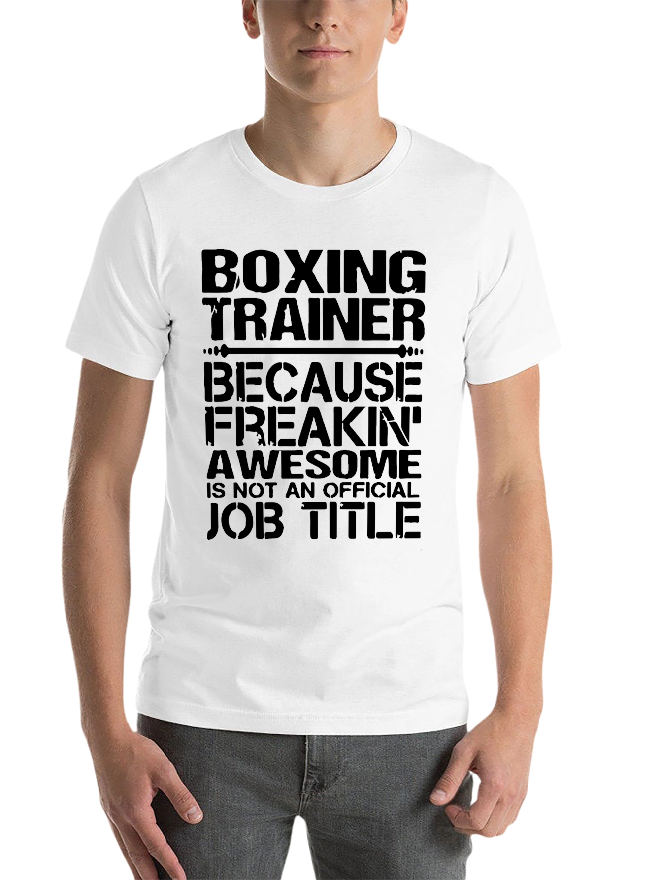 Boxing Trainer Funny Job Title T-Shirt - 14