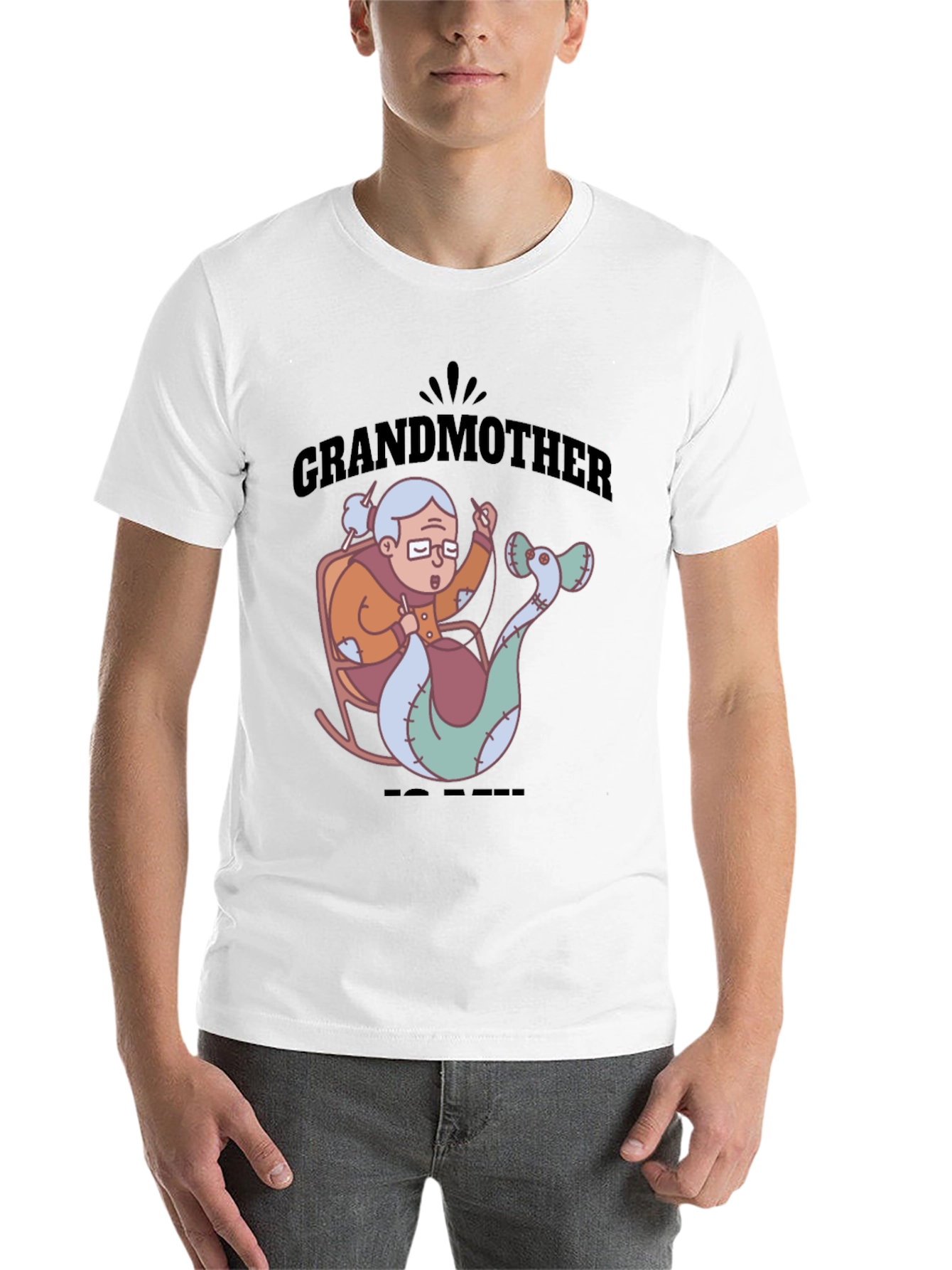 Grandmother Is Knit T-Shirt - 14