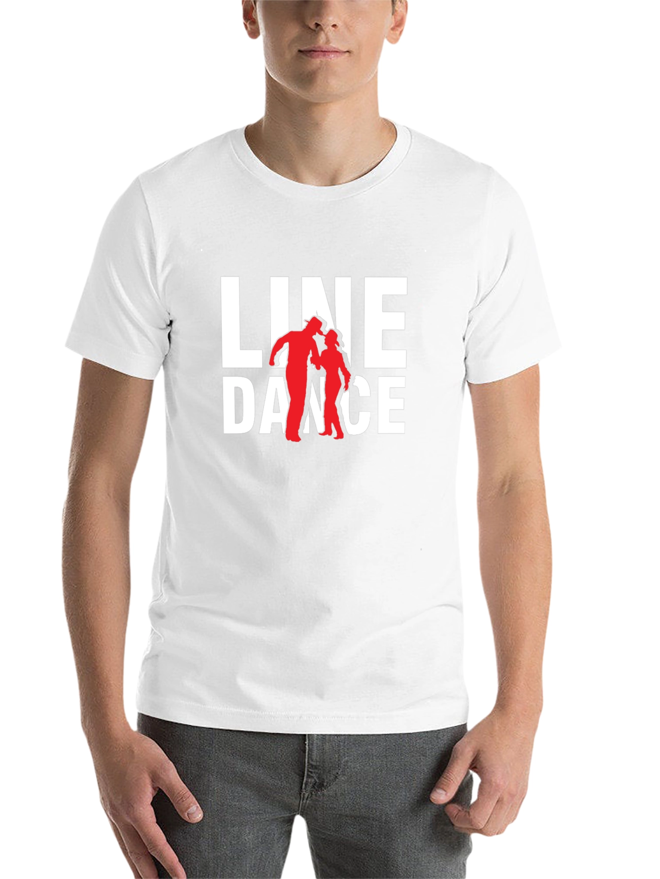 Black Line Dance Graphic Tee - Western Style T-Shirt view 14
