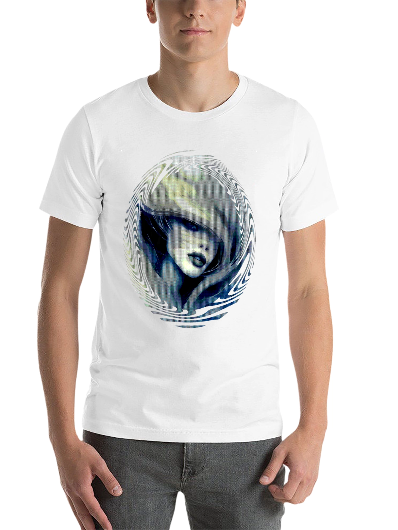 Black Mystic Woman Graphic Print Black T-Shirt view 14