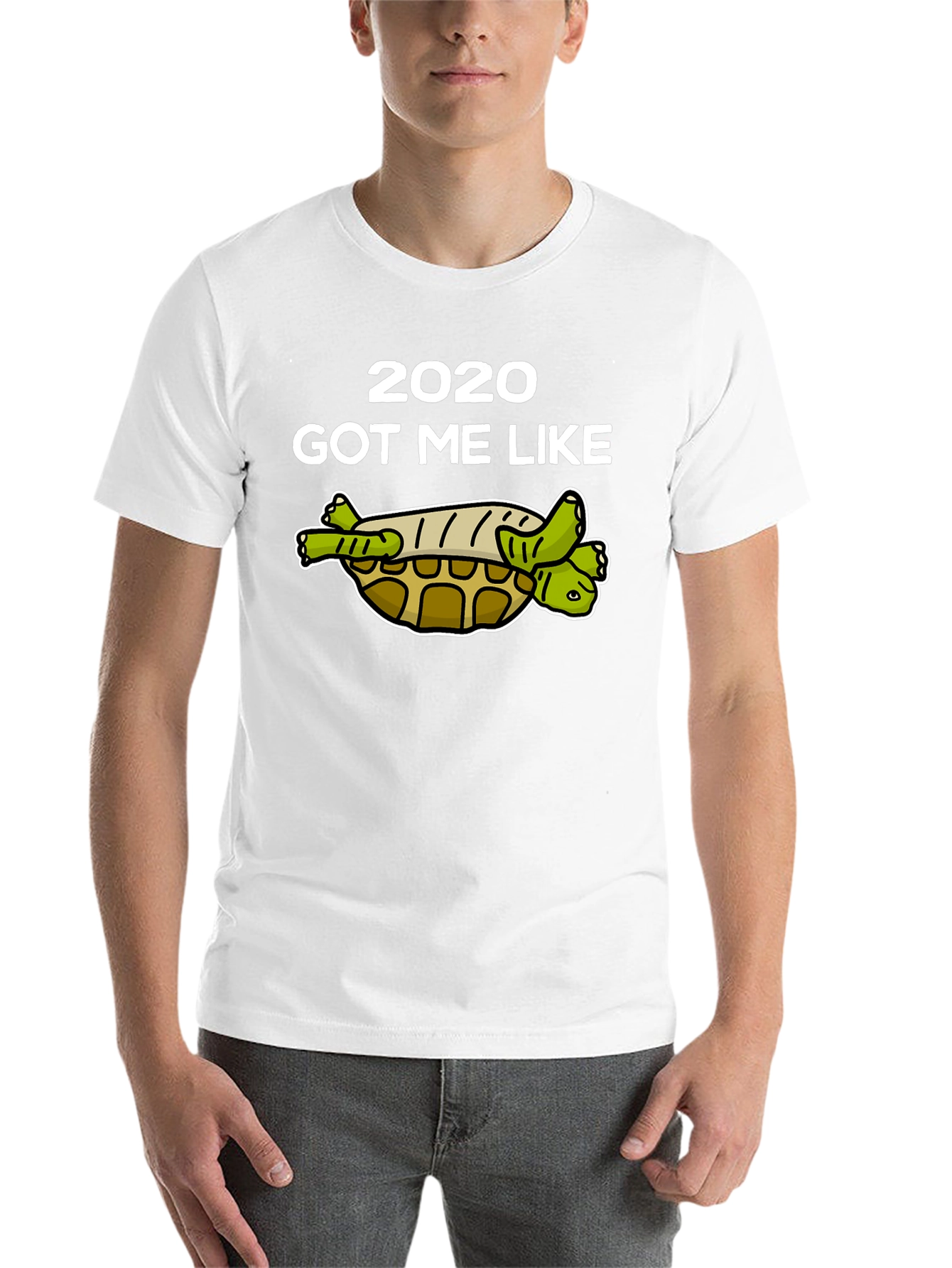 Black 2020 Got Me Like Turtle T-Shirt view 14