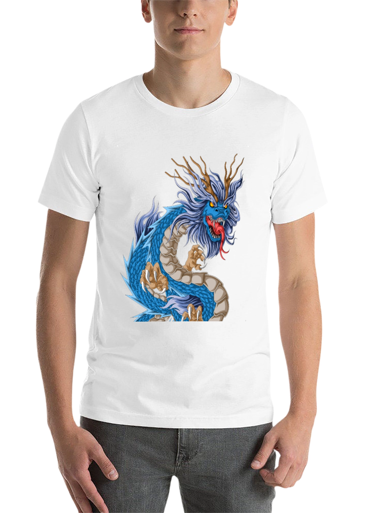 Black Dragon Graphic T-Shirt - Bold Style view 14