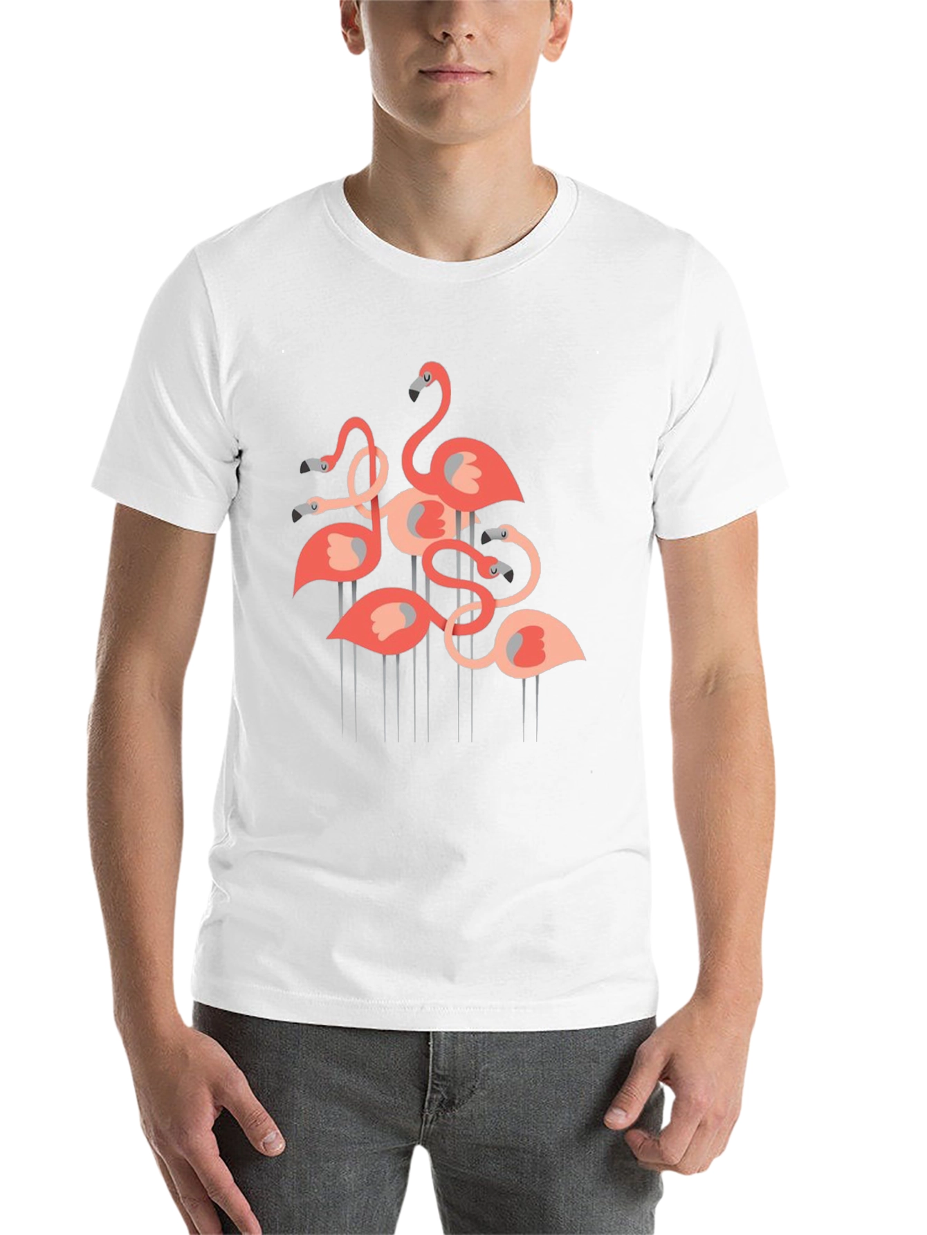 Black Flamingo Graphic Tee - Stylish & Fun! view 14