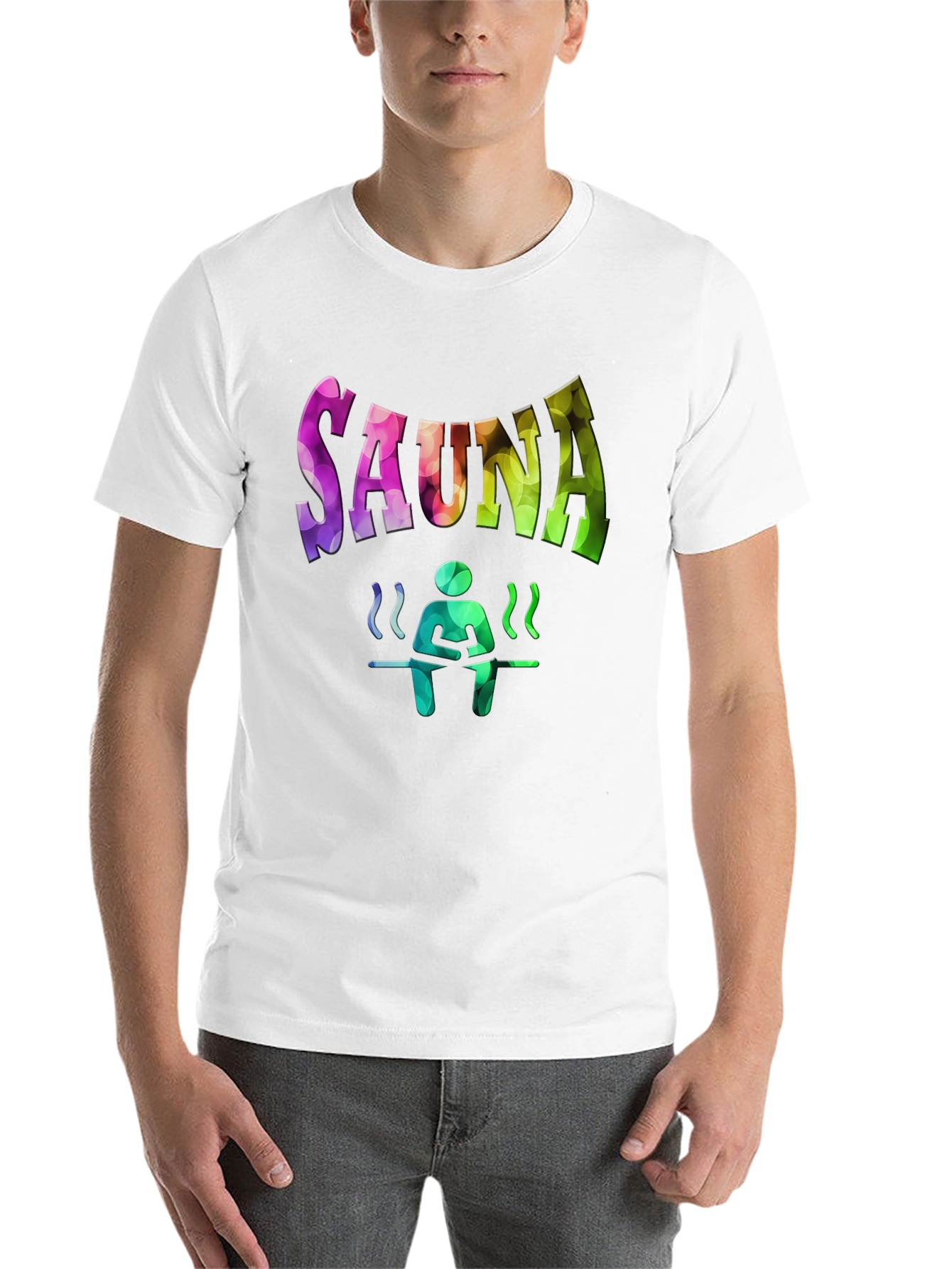 Black Sauna Lover T-Shirt - Relax and Unwind! view 14