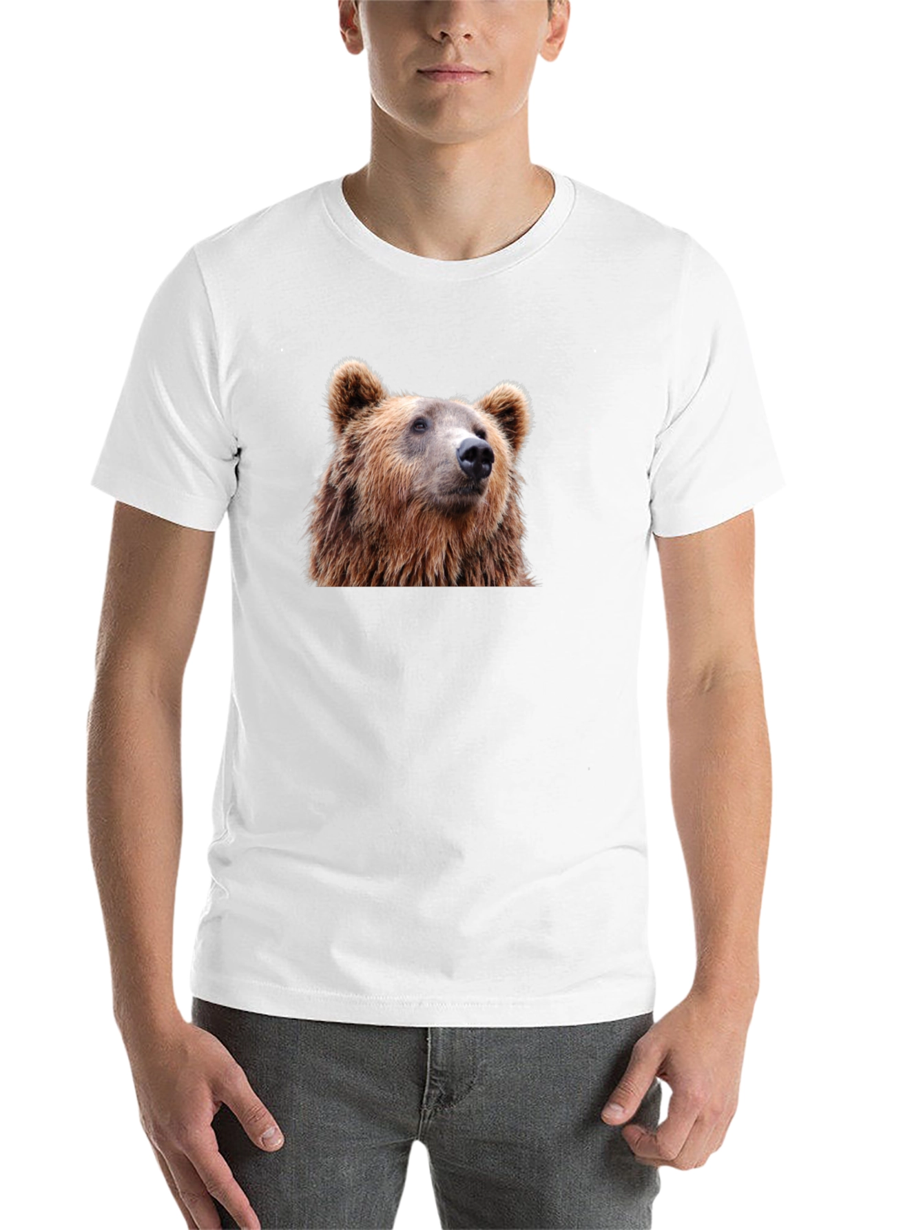 Black Bear Graphic Black T-Shirt view 14