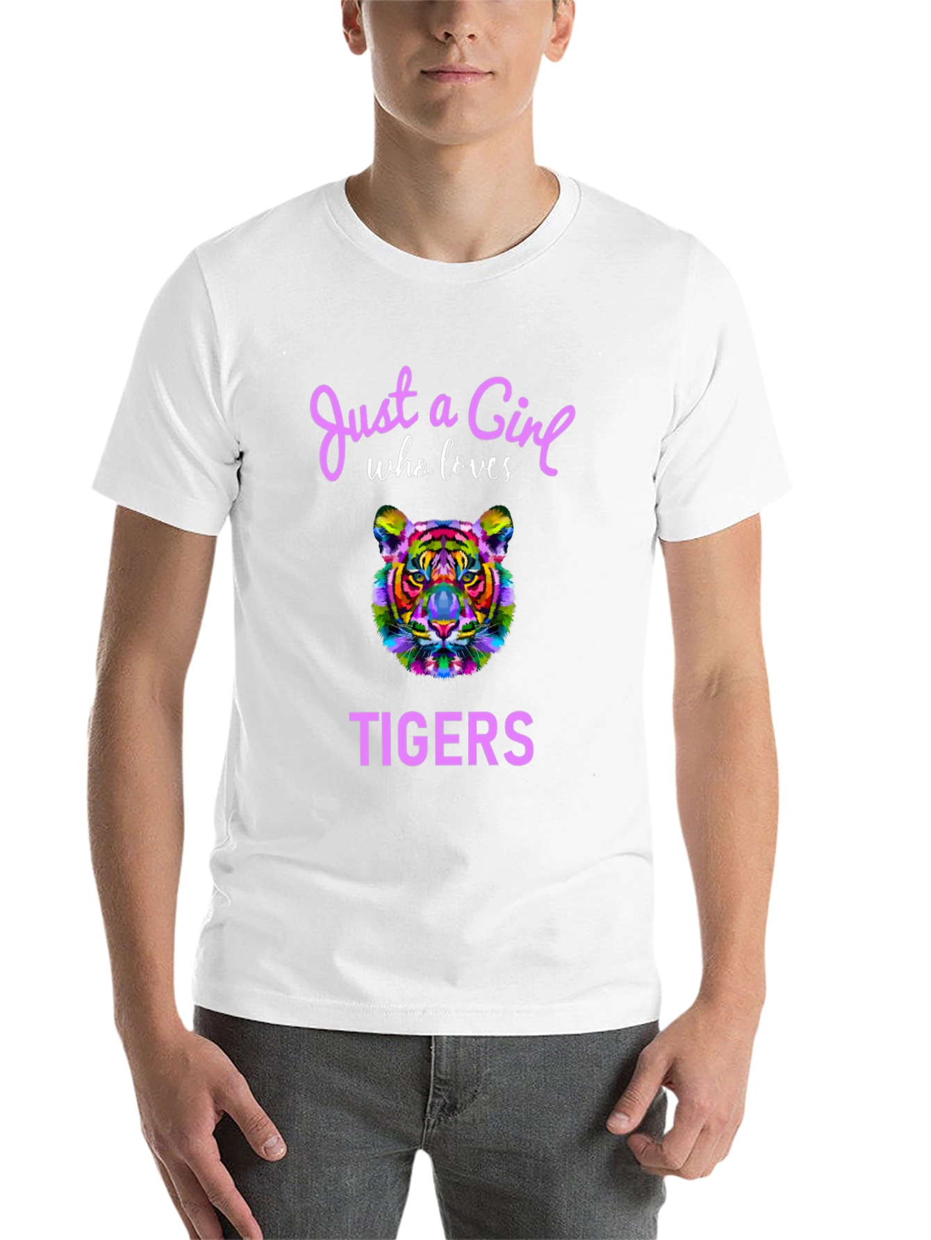 Black Girl Who Loves Tigers T-Shirt view 14
