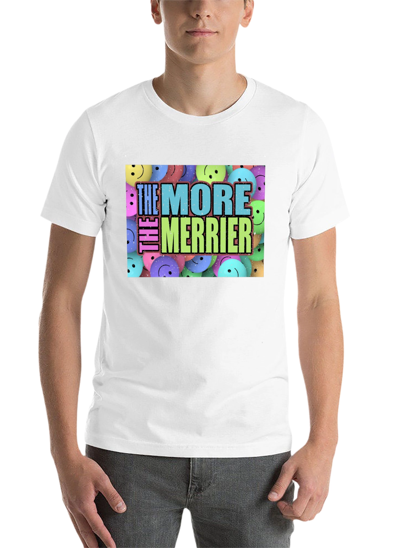 Black The More The Merrier Graphic T-Shirt view 14