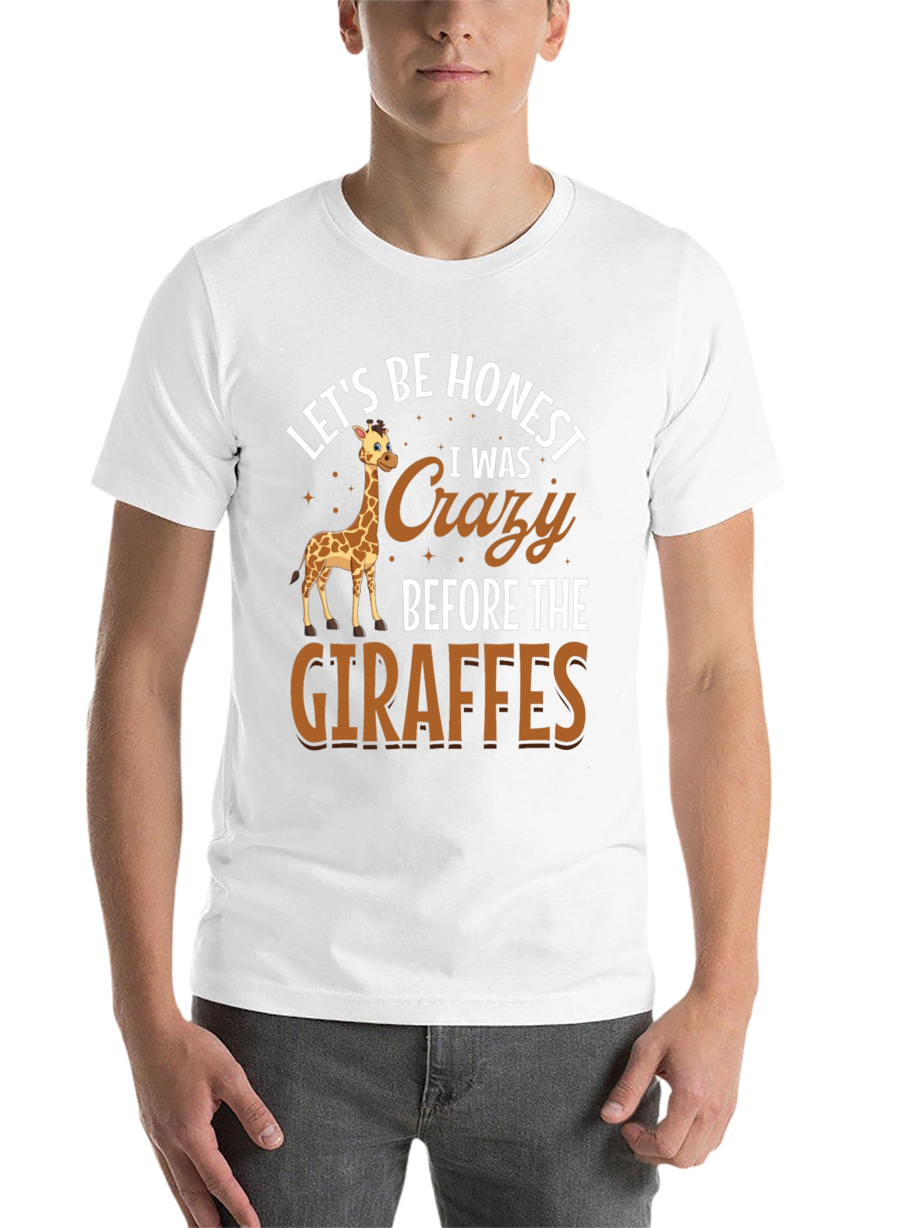 Black Crazy About Giraffes Tee view 14