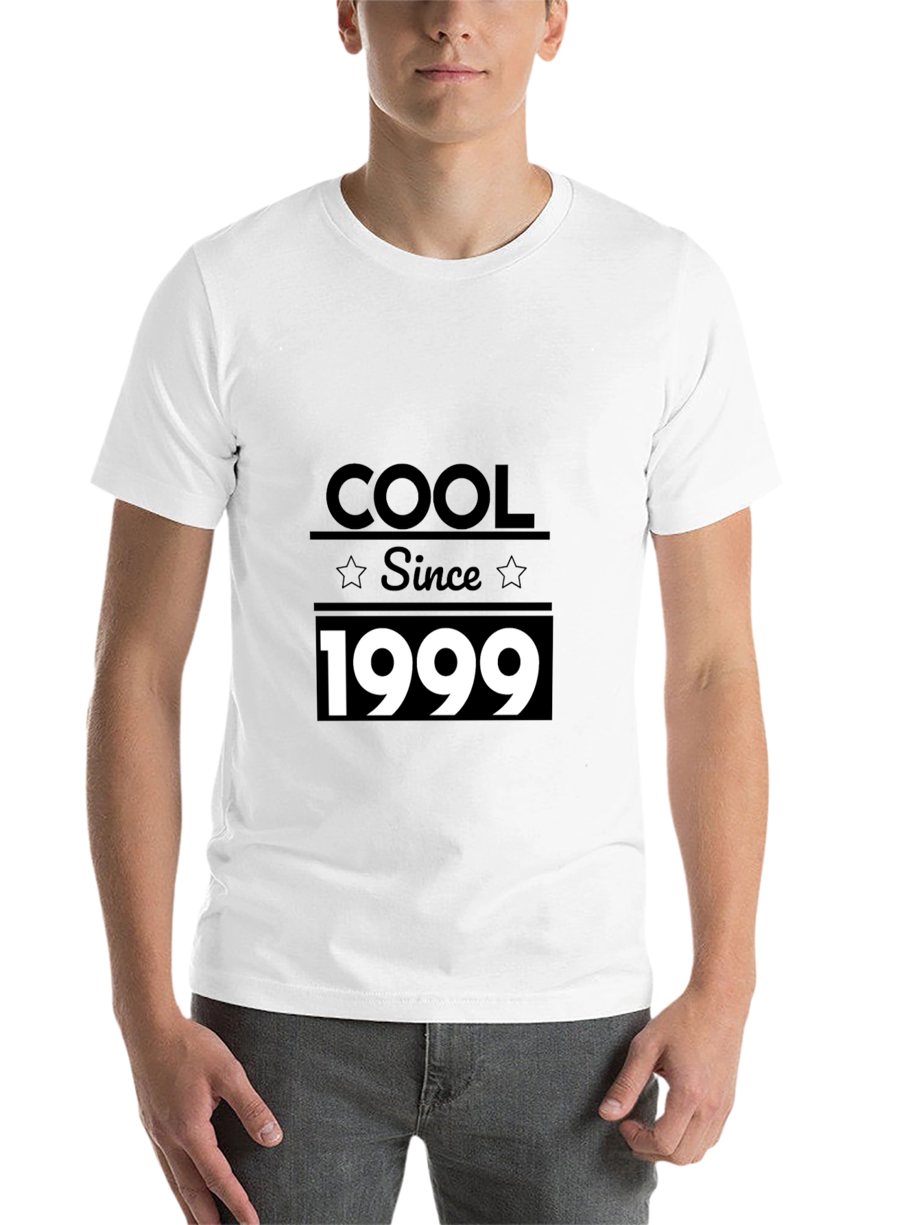 Black Cool Since 1999 Black Graphic T-Shirt view 14