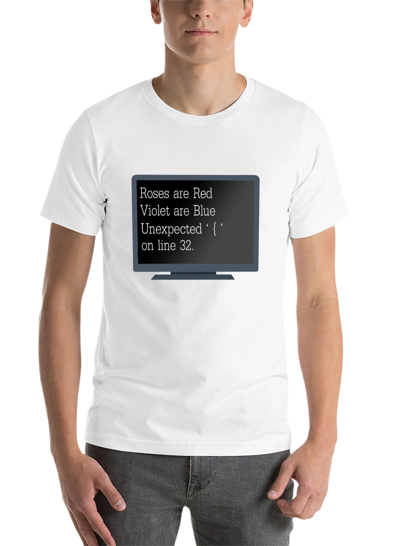 Black Roses Are Red Programmer Humor T-Shirt view 14