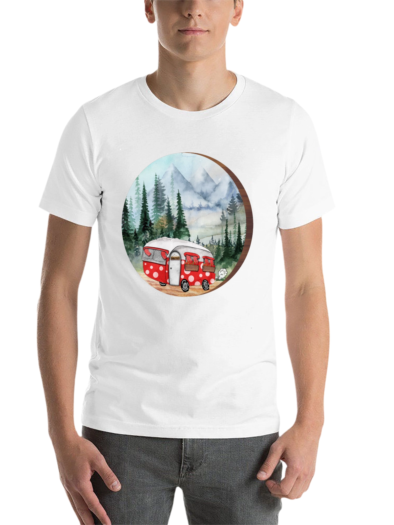 Black Camping Camper T-Shirt - Nature Adventure Tee view 14