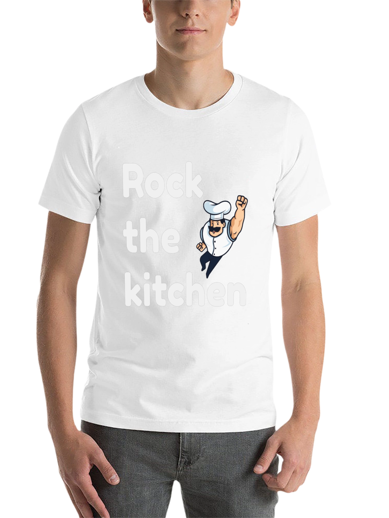 Black Rock the Kitchen T-Shirt Chef Design view 14