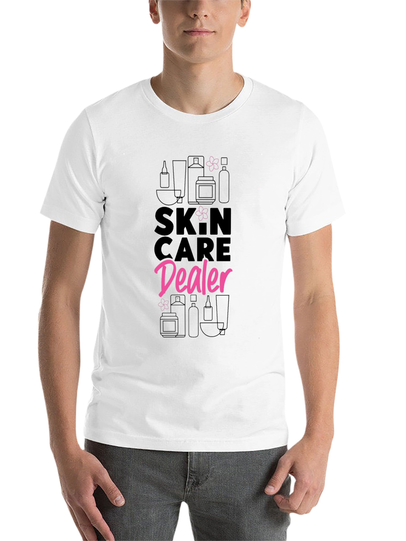 Black Skincare Dealer Graphic Tee view 14