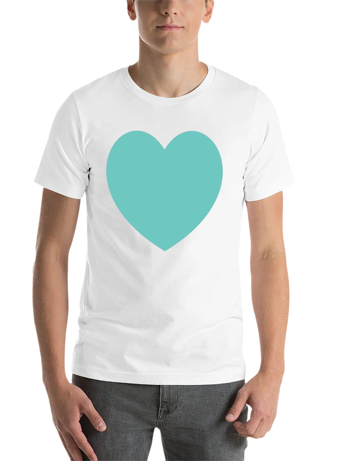 Black Heart Graphic T-Shirt - Modern Casual Tee view 14
