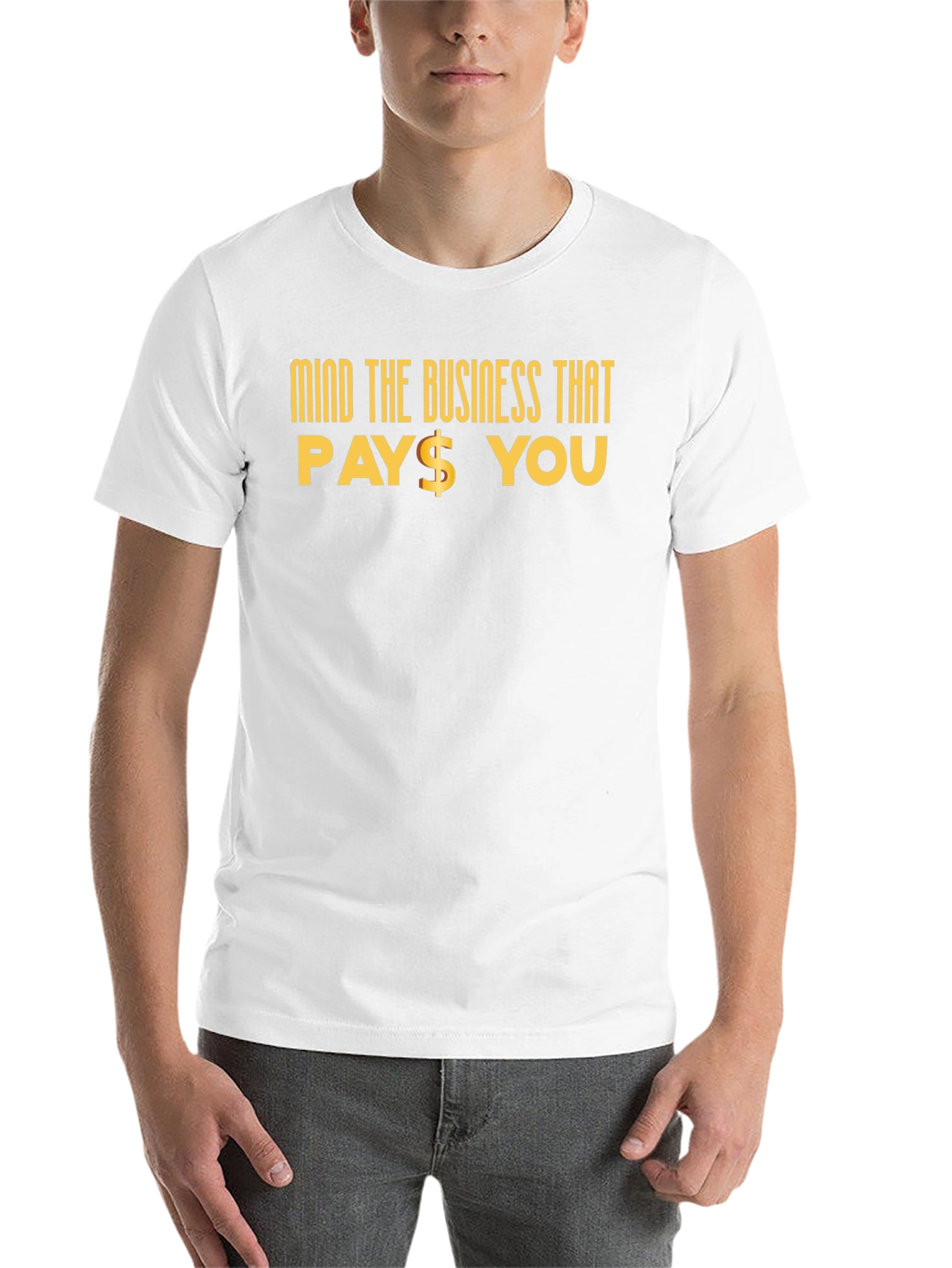 Black Mind The Business That Pays You Graphic Tee view 14
