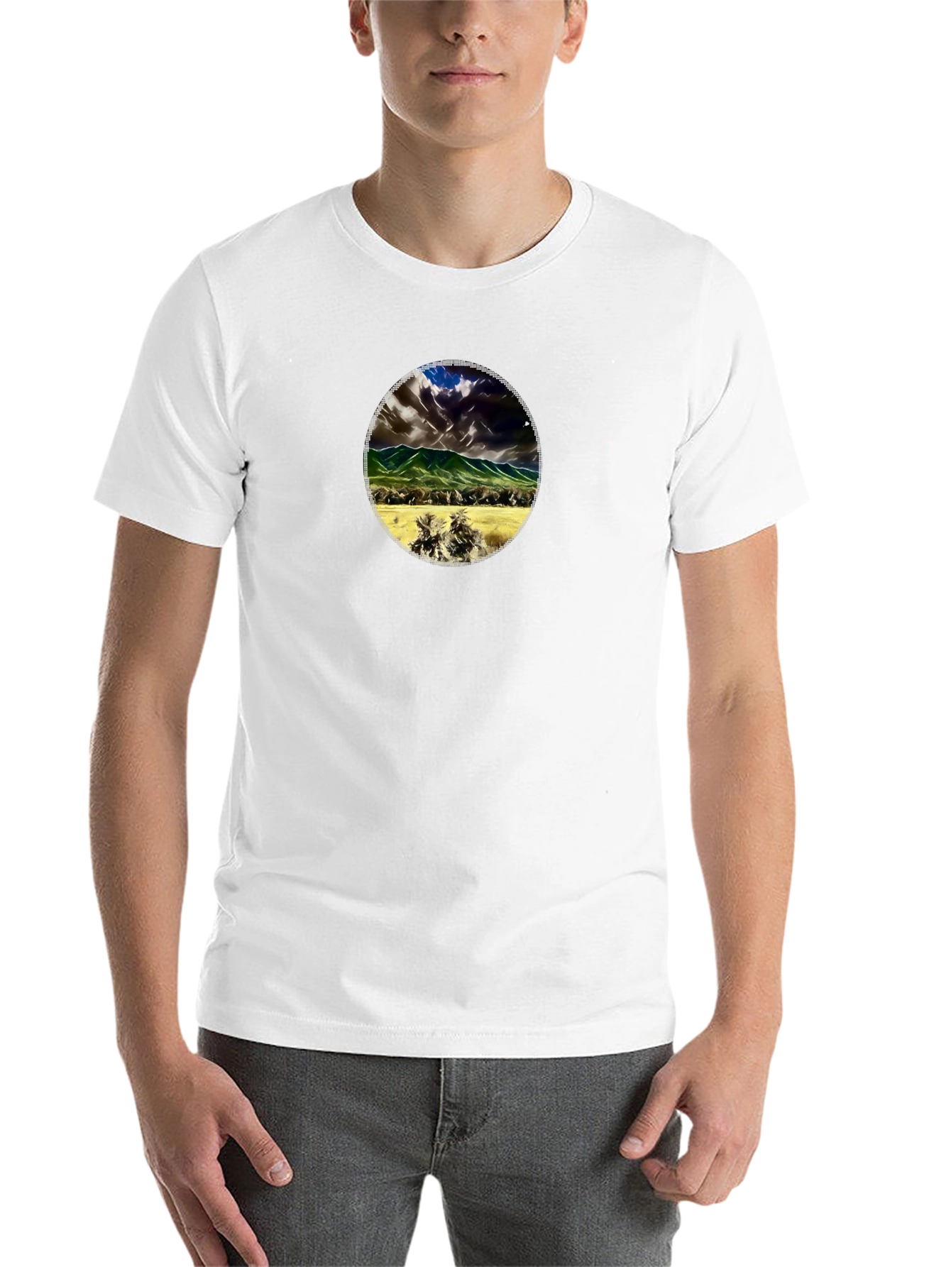 Black Mountain Graphic Black T-Shirt view 14