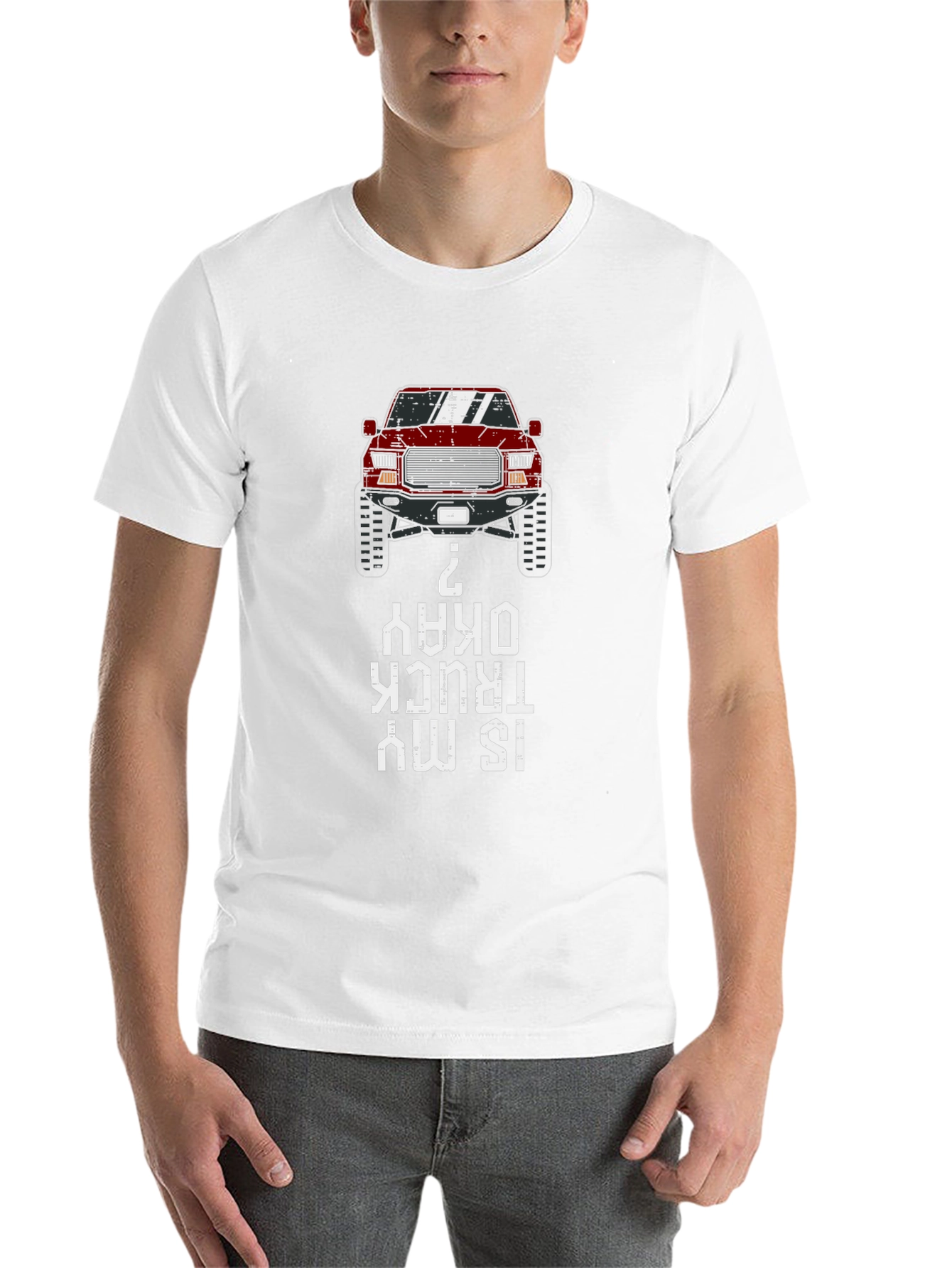 Black Is My Truck Okay? Graphic Tee view 14